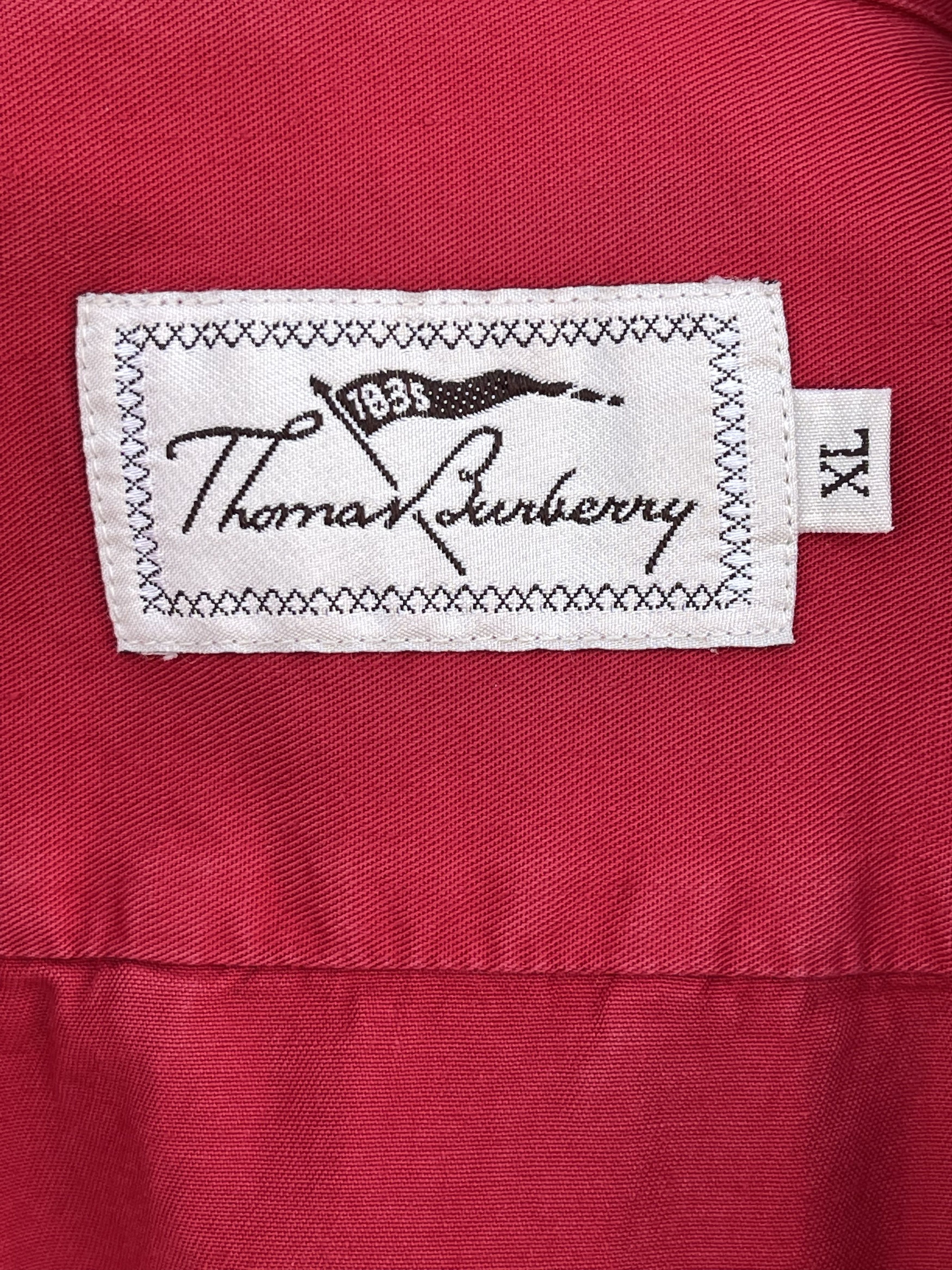 Burberry 🔥 Burberry TB red shirt cotton size xl Size US XL / EU 56 / 4 - 7 Thumbnail