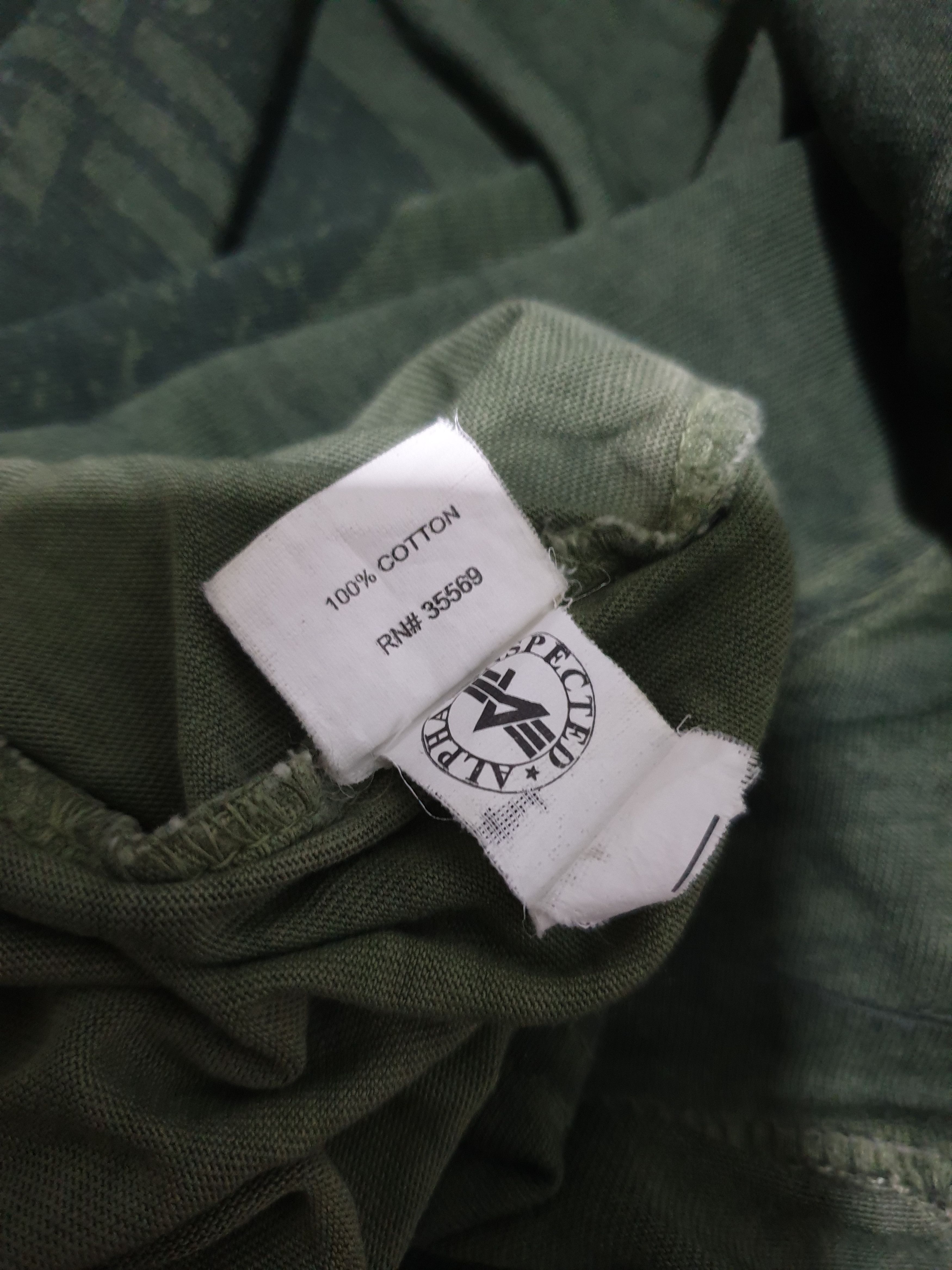 Alpha Industries 💥Alpha industries Green Military Short Sleeve Shirt Size US M / EU 48-50 / 2 - 3 Thumbnail