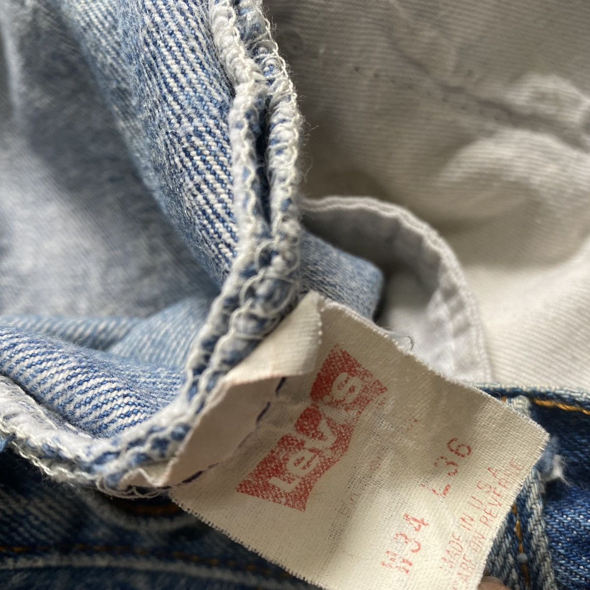 Levi's Vintage 80s Levis 501 Sunfaded Jeans Made in USA 32x32 Size US 32 / EU 48 - 20 Thumbnail