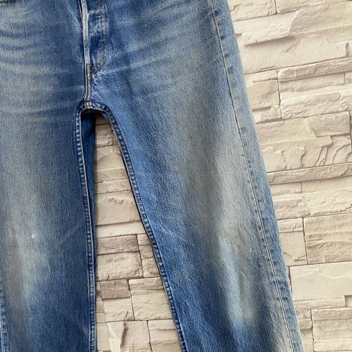 Levi's Vintage 80s Levis 501 Sunfaded Jeans Made in USA 32x32 Size US 32 / EU 48 - 7 Thumbnail