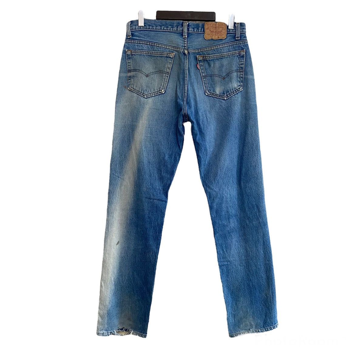 Levi's Vintage 80s Levis 501 Sunfaded Jeans Made in USA 32x32 Size US 32 / EU 48 - 2 Thumbnail