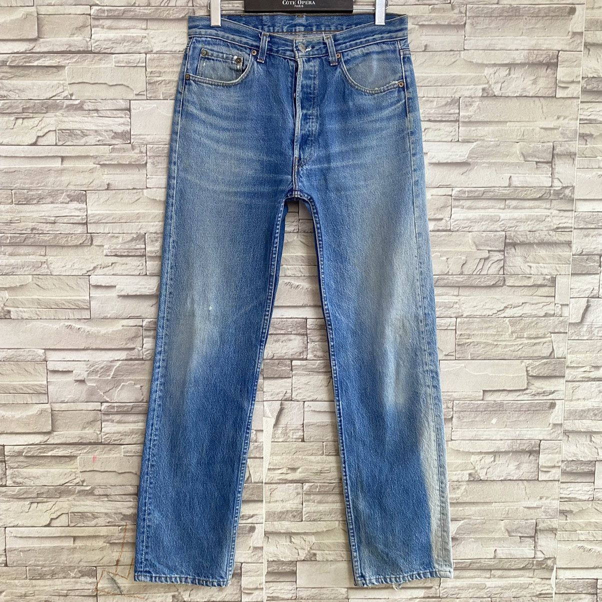 Levi's Vintage 80s Levis 501 Sunfaded Jeans Made in USA 32x32 Size US 32 / EU 48 - 3 Thumbnail