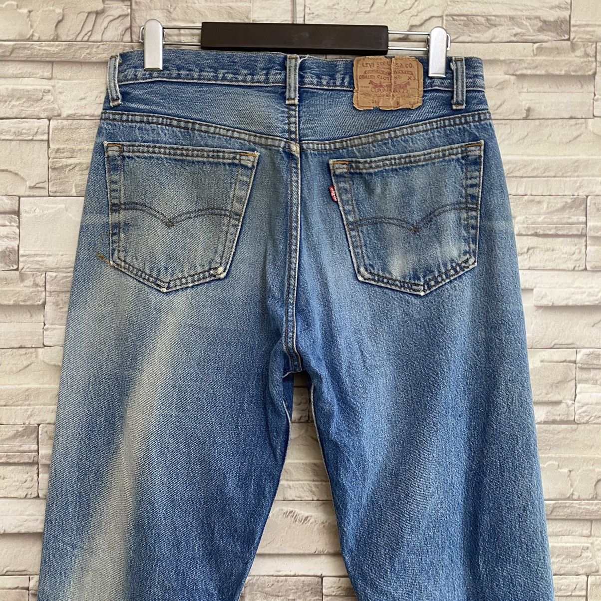 Levi's Vintage 80s Levis 501 Sunfaded Jeans Made in USA 32x32 Size US 32 / EU 48 - 13 Thumbnail
