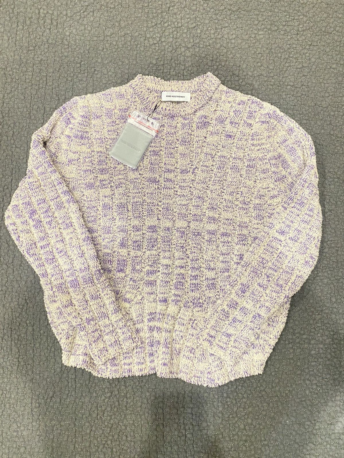 Kiko Kostadinov Kiko Kostadinov Speckled Purple Harkman Knit | Grailed