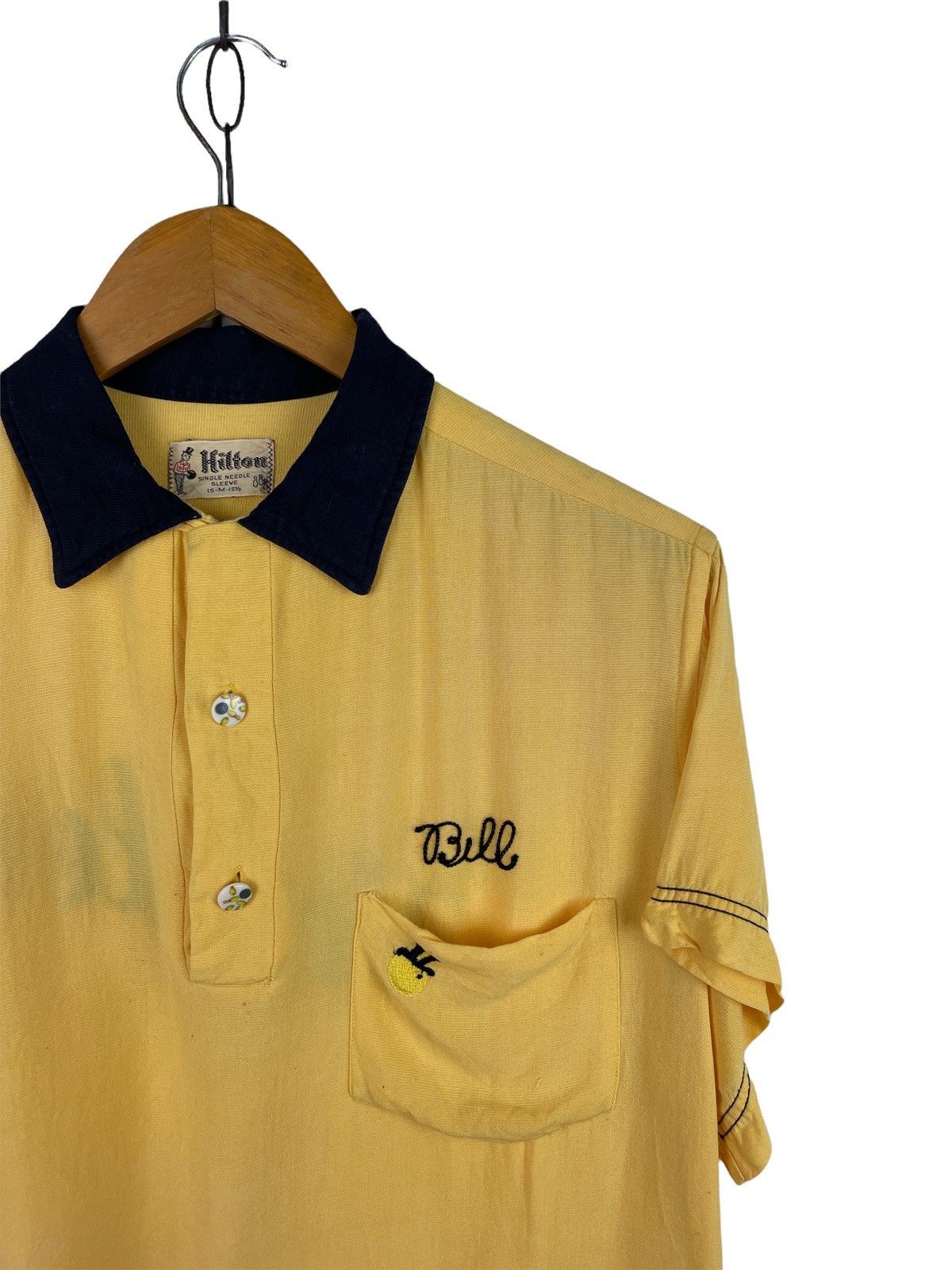 Sports Specialties × Vintage Vintage Koehler’s Hilton Single Needle Rayon Bowling Shirt Size US M / EU 48-50 / 2 - 4 Thumbnail