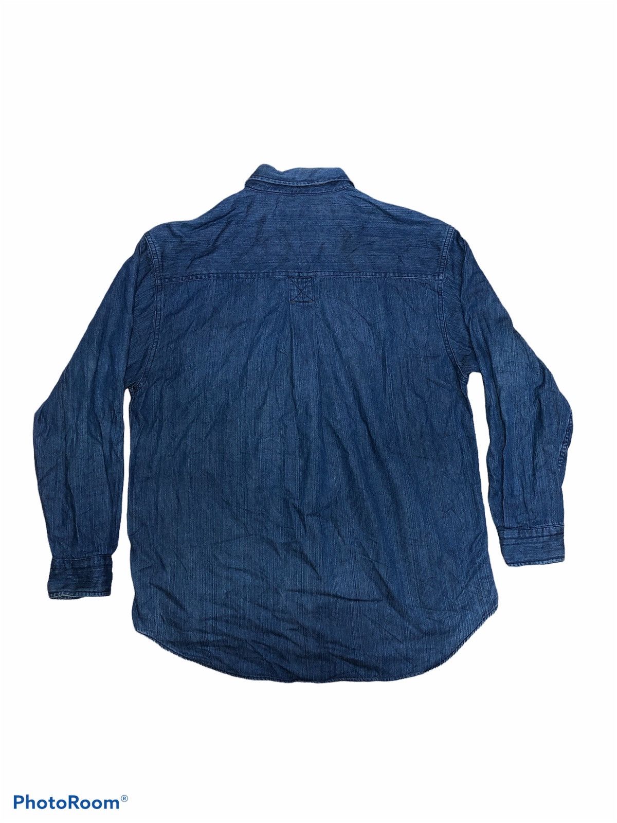Japanese Brand × Kansai Yamamoto KANSAI JEANS DENIM BUTTON SHIRT Size US M / EU 48-50 / 2 - 2 Thumbnail