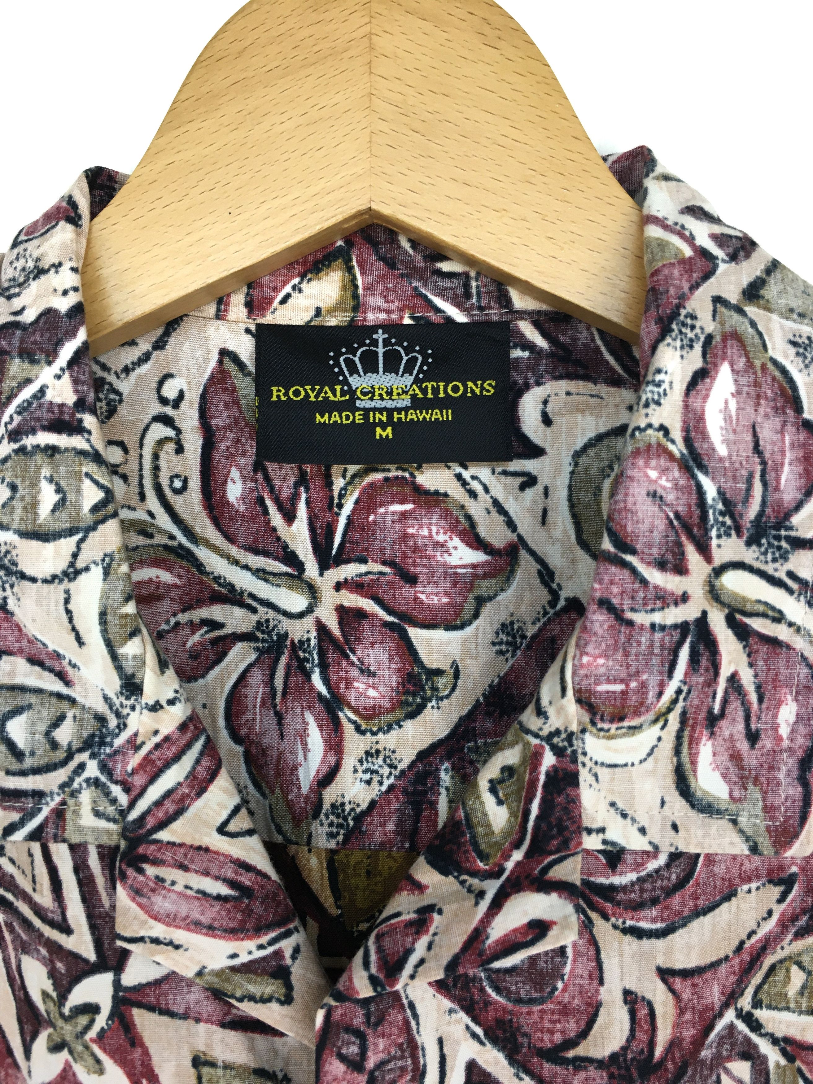 Vintage Vintage ROYAL CREATIONS Taro Leaf Geometry Hawaiian Shirt Size US M / EU 48-50 / 2 - 6 Thumbnail