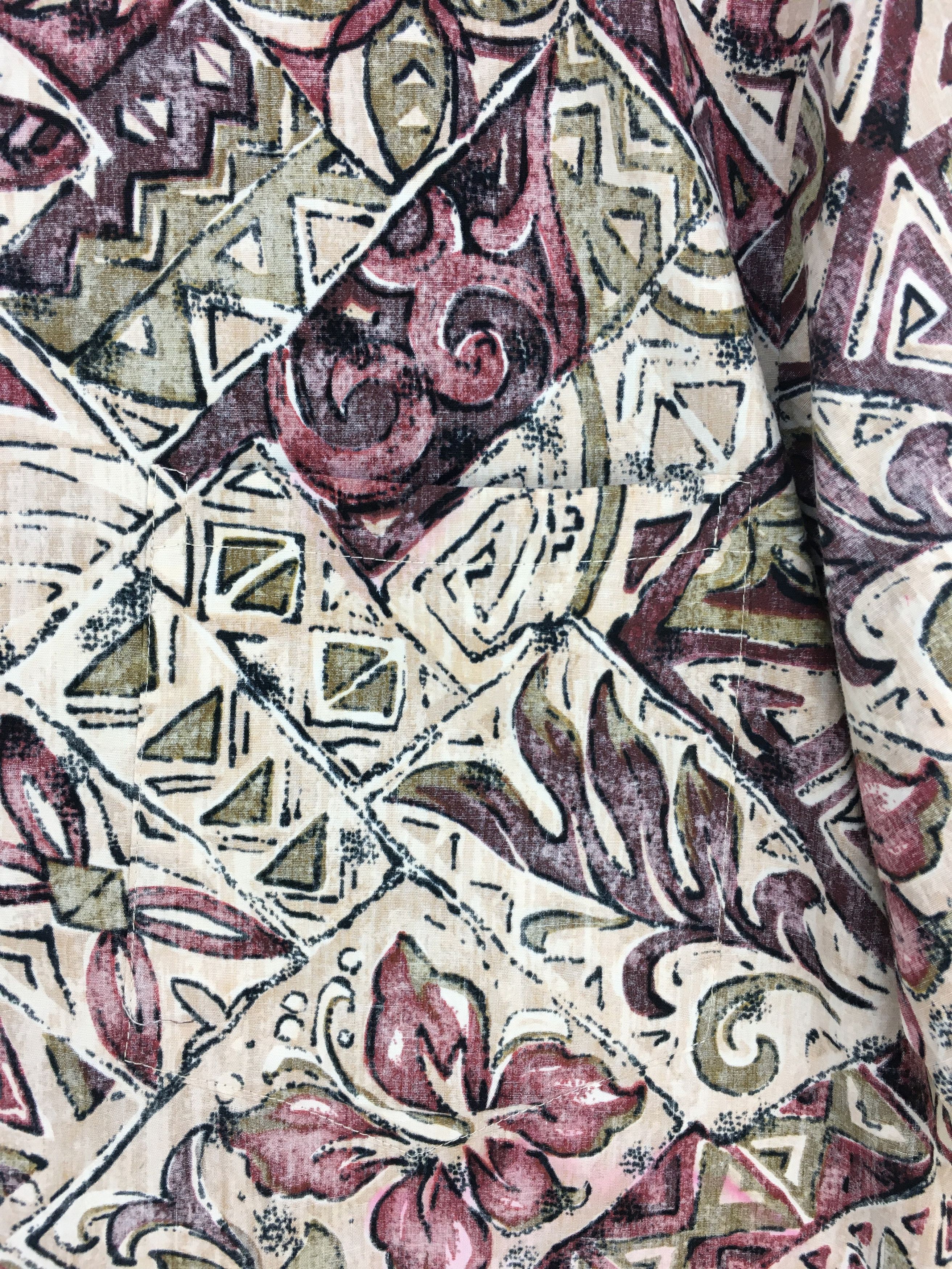 Vintage Vintage ROYAL CREATIONS Taro Leaf Geometry Hawaiian Shirt Size US M / EU 48-50 / 2 - 7 Thumbnail