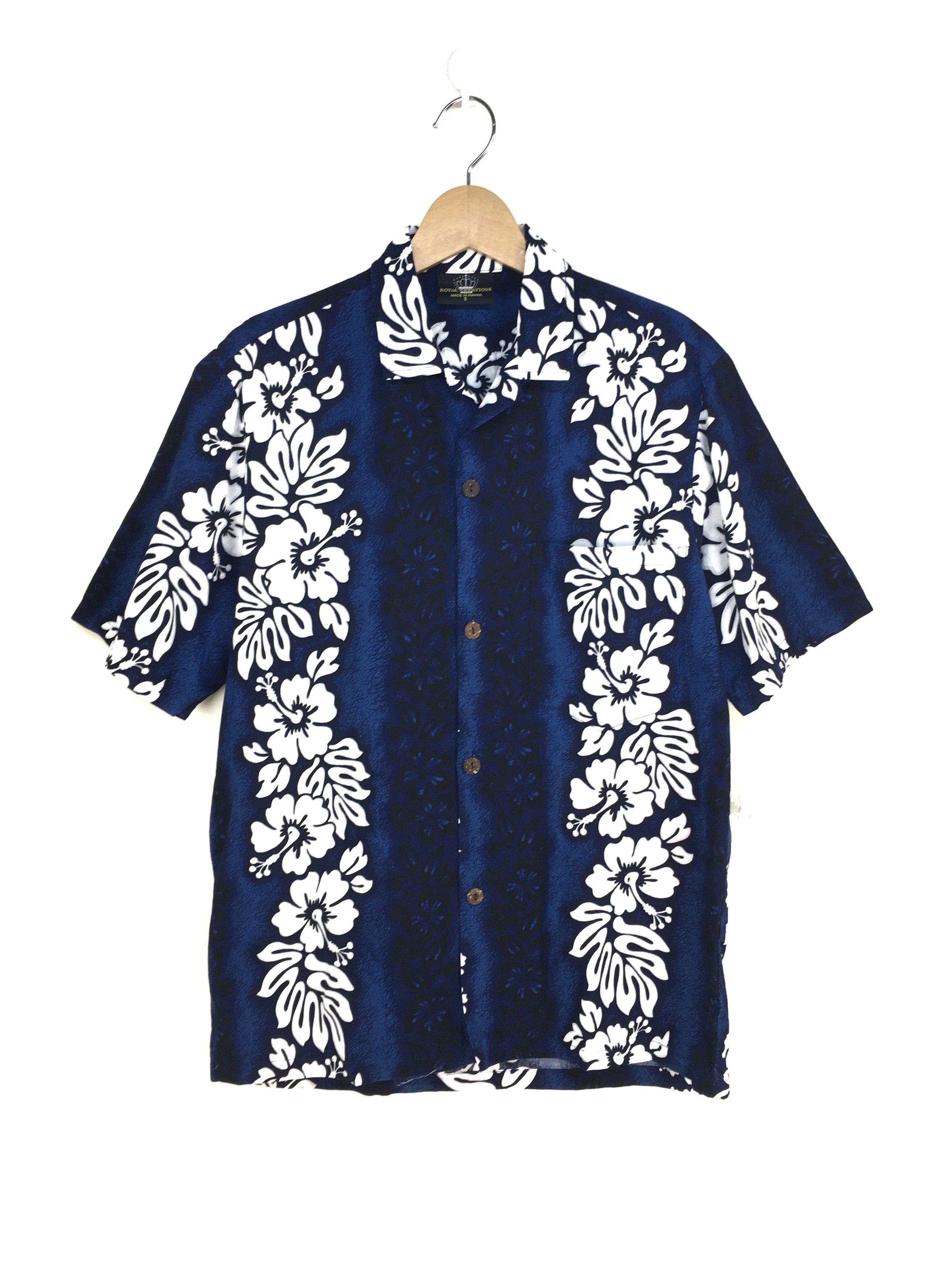 Vintage Vintage ROYAL CREATIONS Panel Border Floral Hawaiian Shirt Size US S / EU 44-46 / 1 - 1 Thumbnail