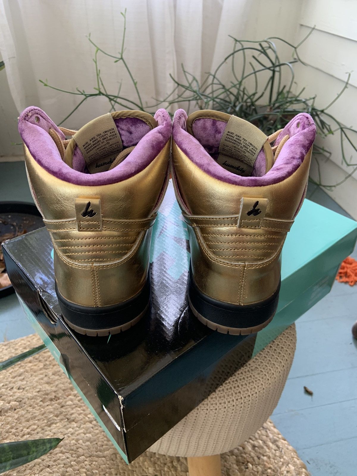 Nike Humidity x Dunk High SB Trumpet 2018 Size US 9.5 / EU 42-43 - 5 Thumbnail