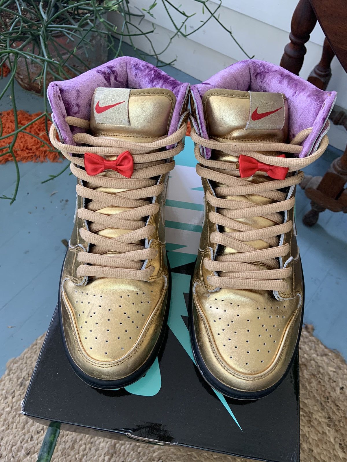 Nike Humidity x Dunk High SB Trumpet 2018 Size US 9.5 / EU 42-43 - 2 Thumbnail