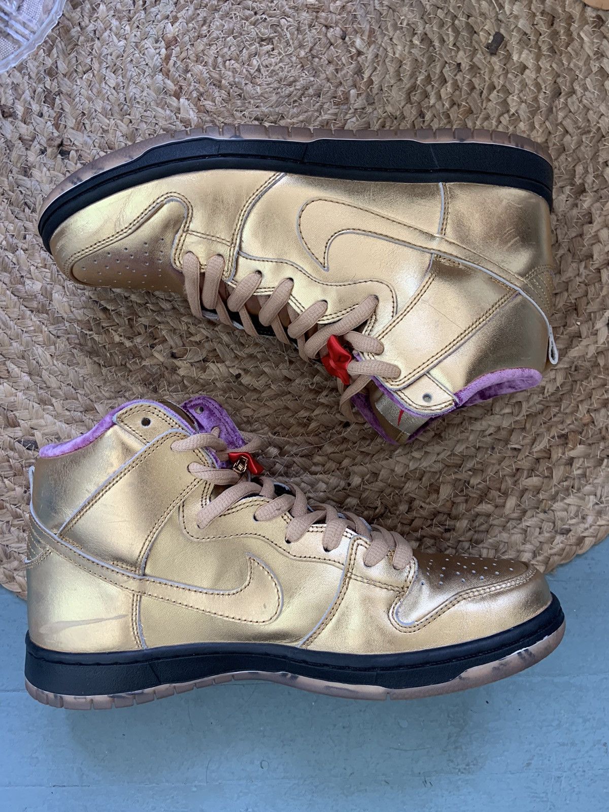 Nike Humidity x Dunk High SB Trumpet 2018 Size US 9.5 / EU 42-43 - 4 Thumbnail