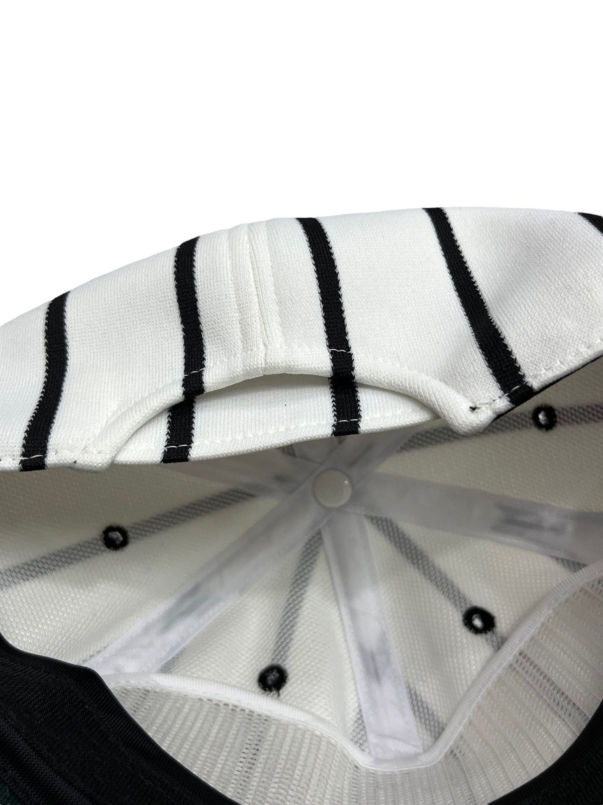 Japanese Brand 🔥Vintage 90’s REWARD Japan Stripes Baseball Hat Hip Hop Size ONE SIZE - 8 Thumbnail