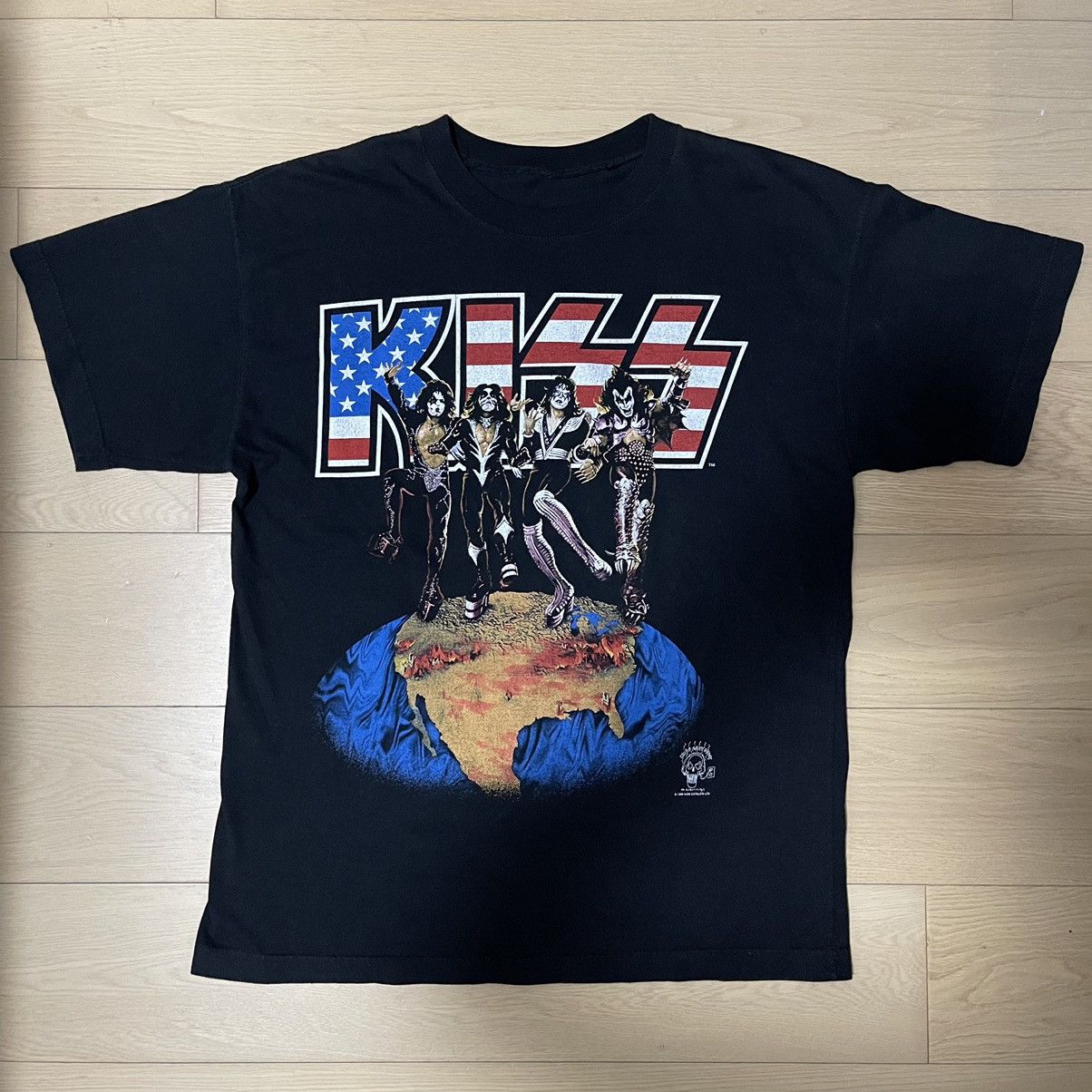 KISS 1996 VINTAGE “ALIVE/WORLDWIDE” TOUR BAND TEE - Tops