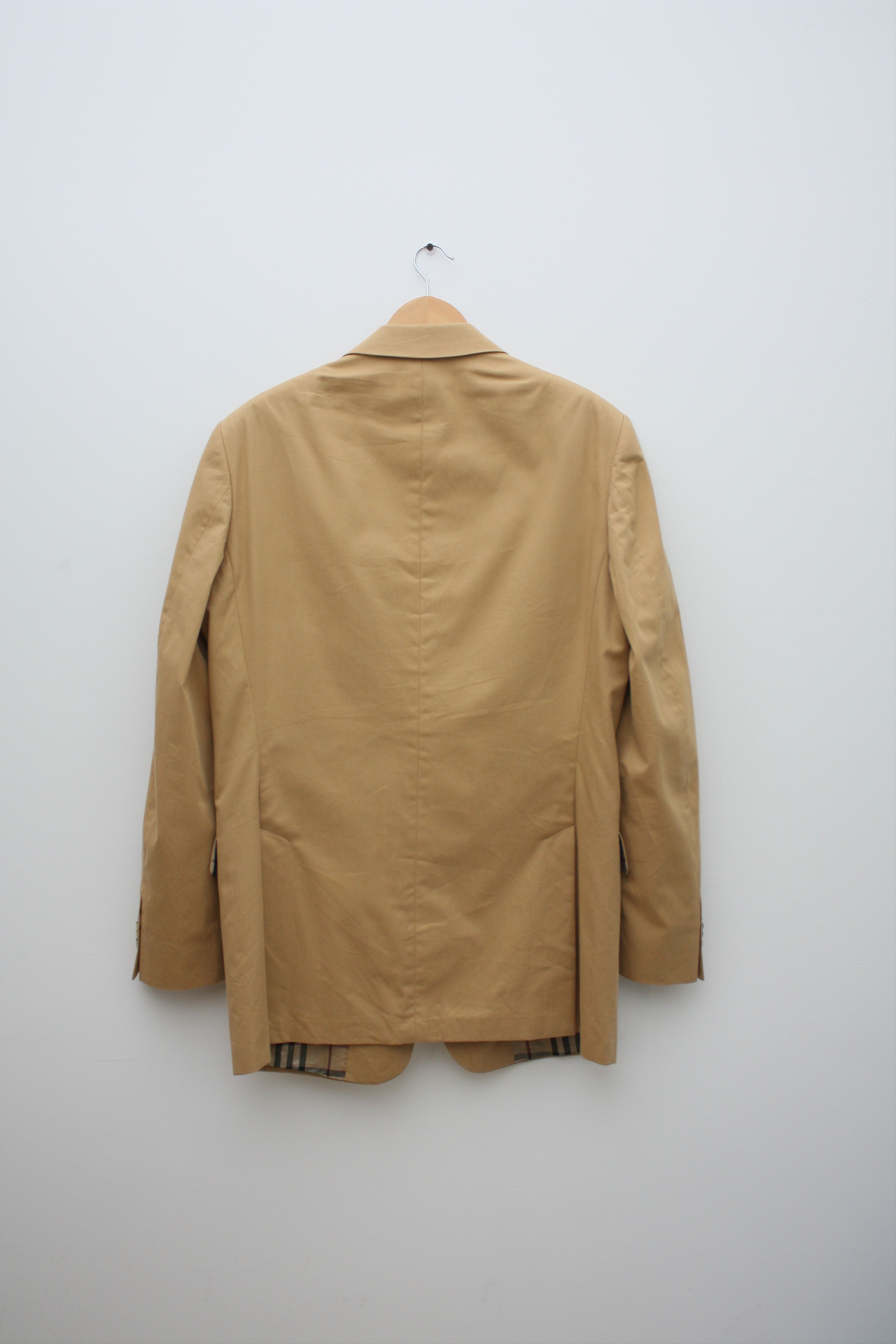 Burberry Burberry Beige Nova Check Blazer Size 48R - 3 Thumbnail