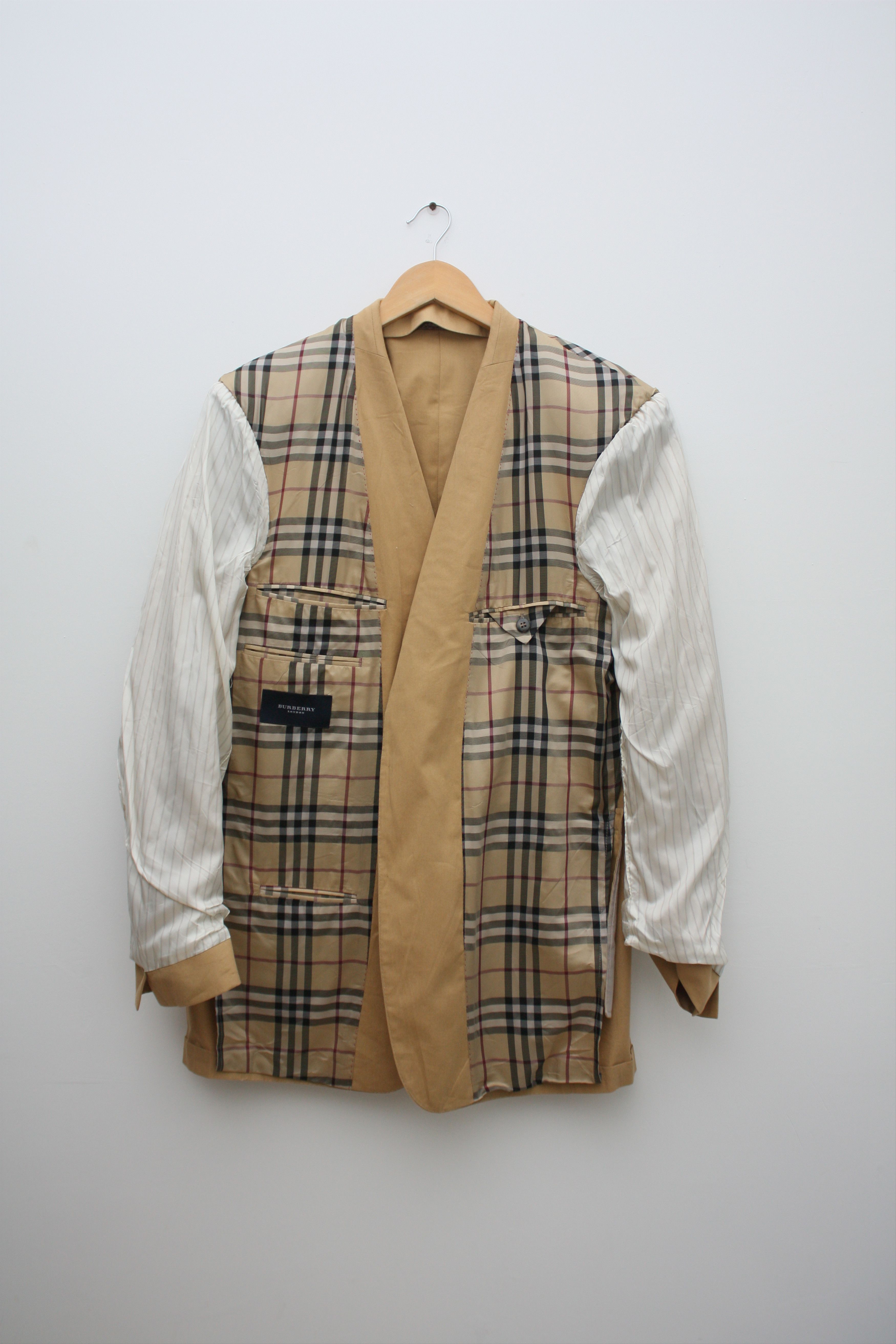 Burberry Burberry Beige Nova Check Blazer Size 48R - 4 Thumbnail