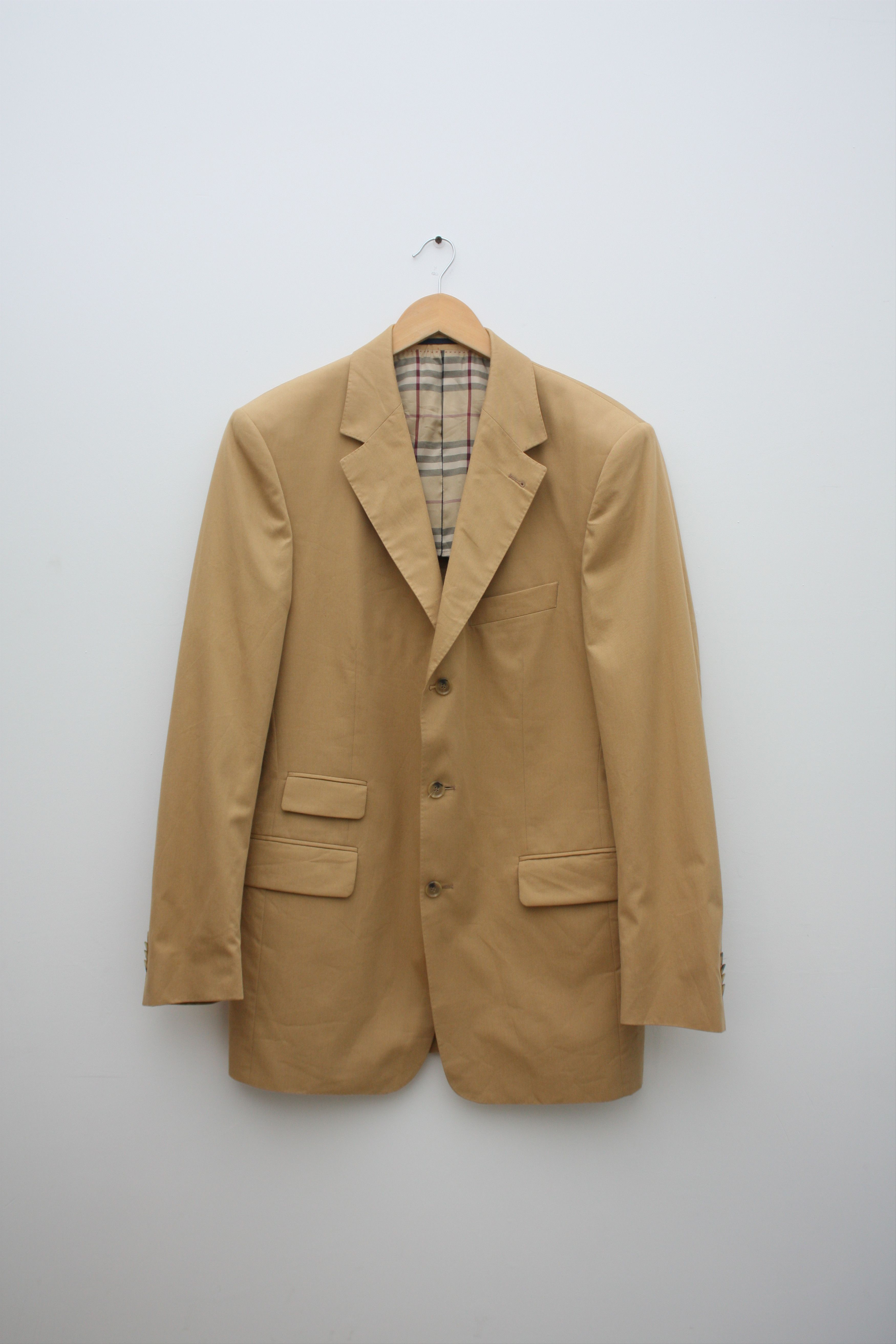Burberry Burberry Beige Nova Check Blazer Size 48R - 1 Thumbnail
