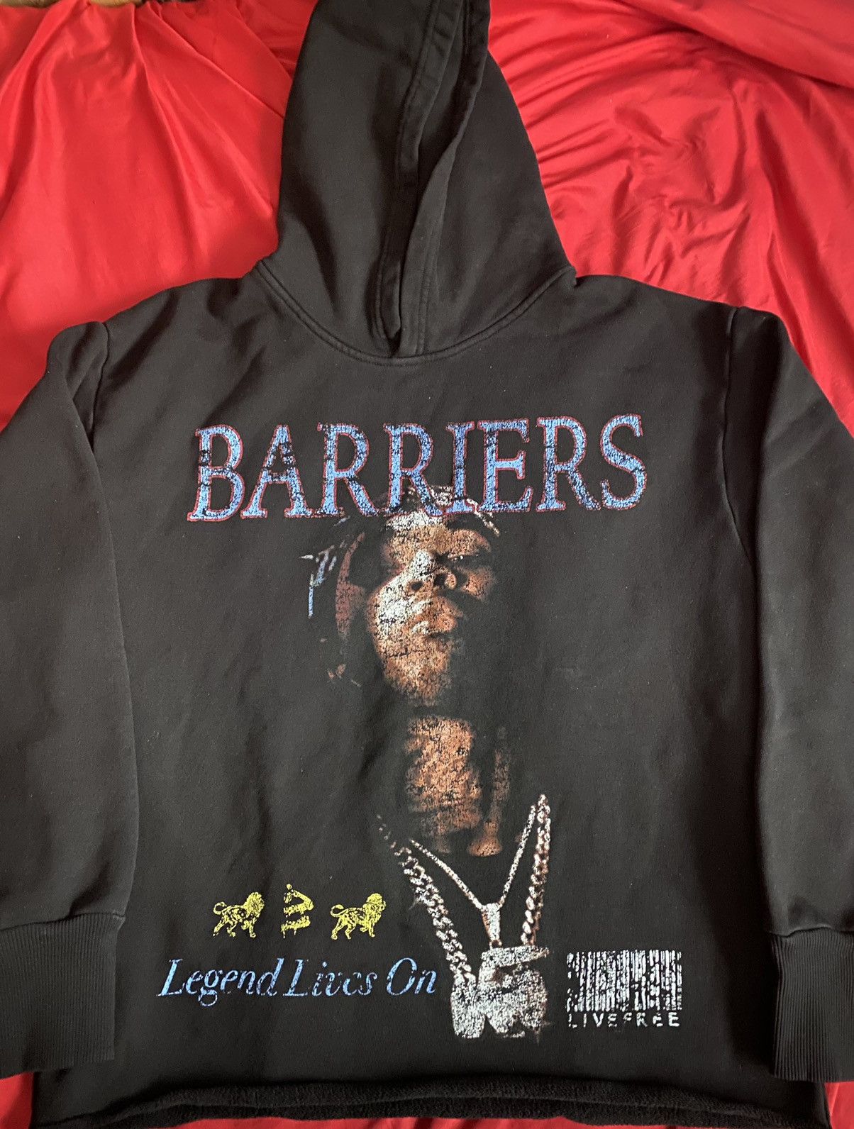 Barriers Rap Tees Barriers Pop Smoke Hoodie Grailed