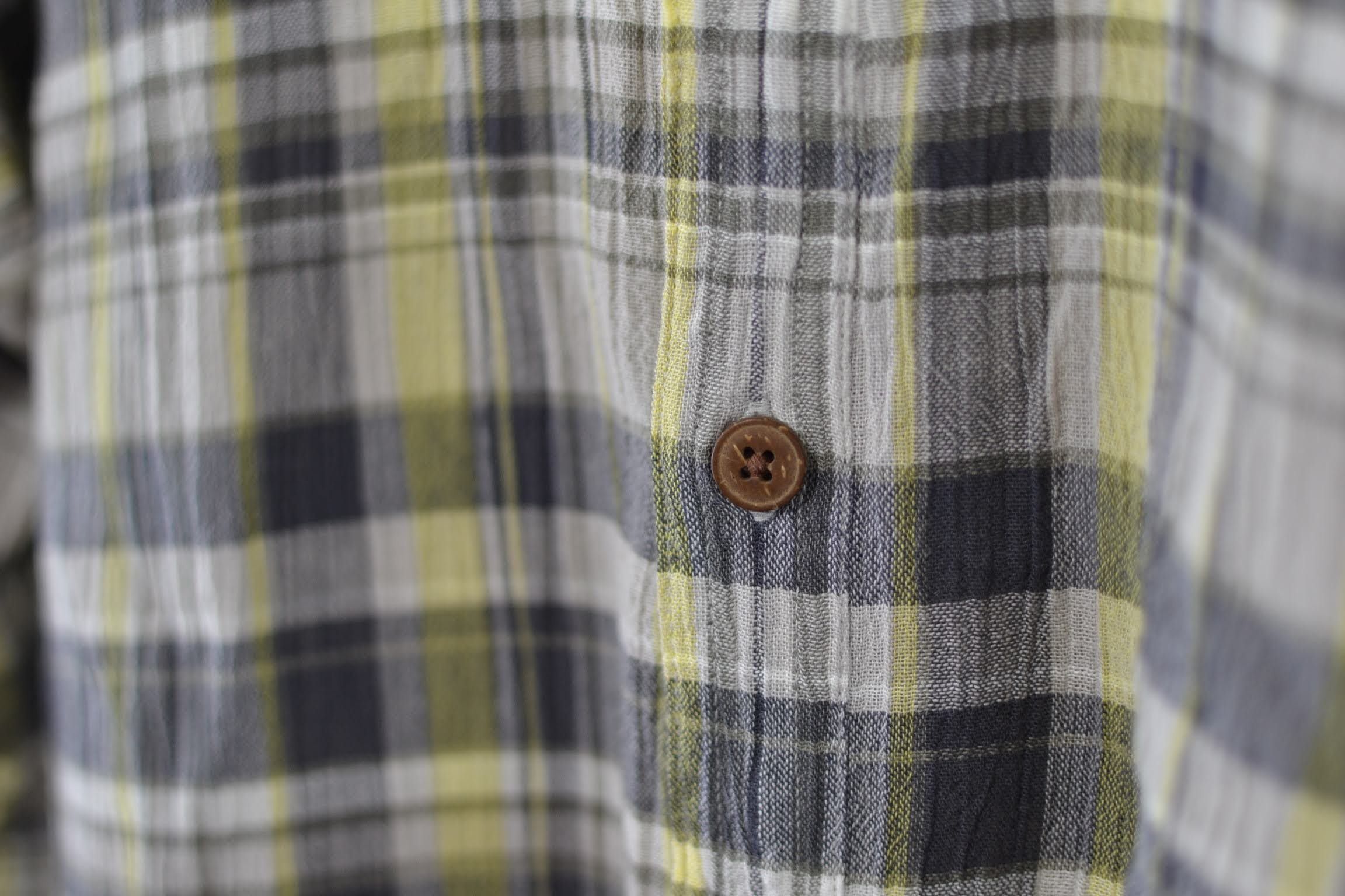 Patagonia 100% Organic Cotton White Grey Check Button Up Shirt sz M Size US M / EU 48-50 / 2 - 4 Thumbnail
