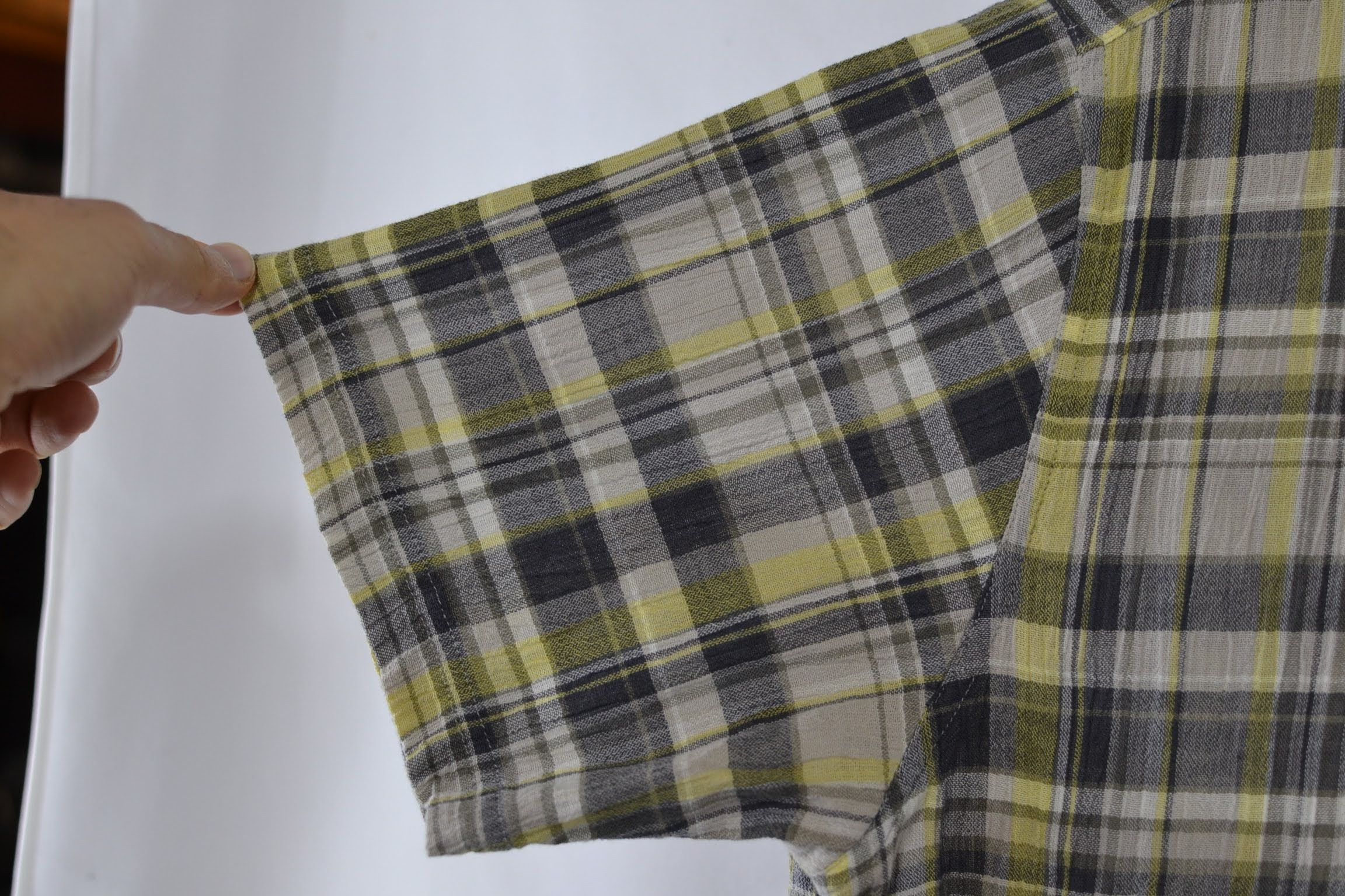 Patagonia 100% Organic Cotton White Grey Check Button Up Shirt sz M Size US M / EU 48-50 / 2 - 6 Thumbnail