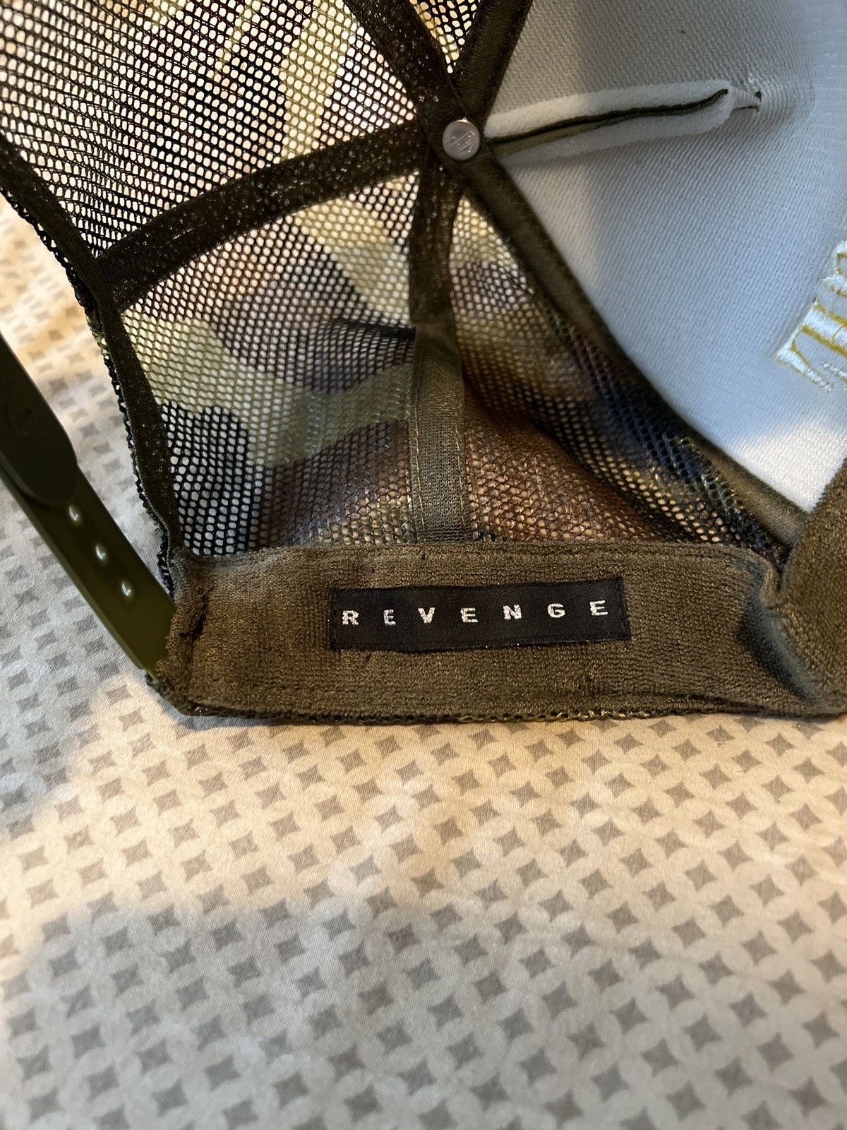Revenge Revenge Nirvana Trucker Hat - Camo Size ONE SIZE - 4 Thumbnail
