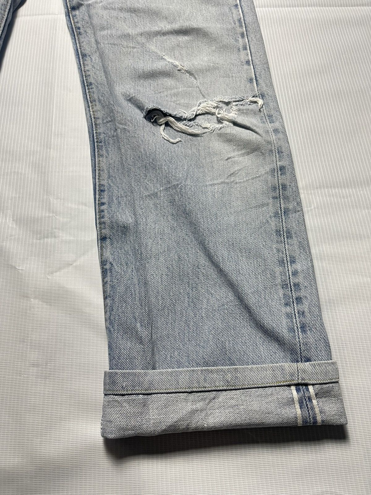 Levi's Vintage Levi's 501 Selvedge Button No.6 Made In USA Jeans Size US 31 - 3 Thumbnail