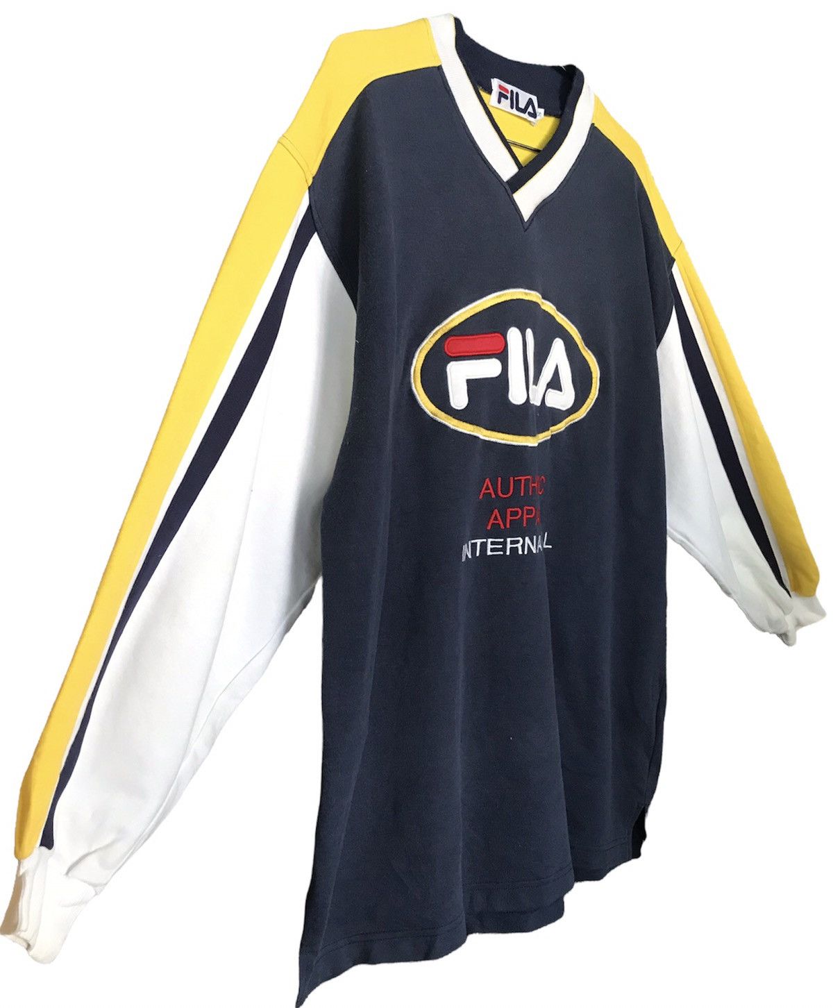 Fila Fila Sweatshirt V neck Size US L / EU 52-54 / 3 - 4 Thumbnail