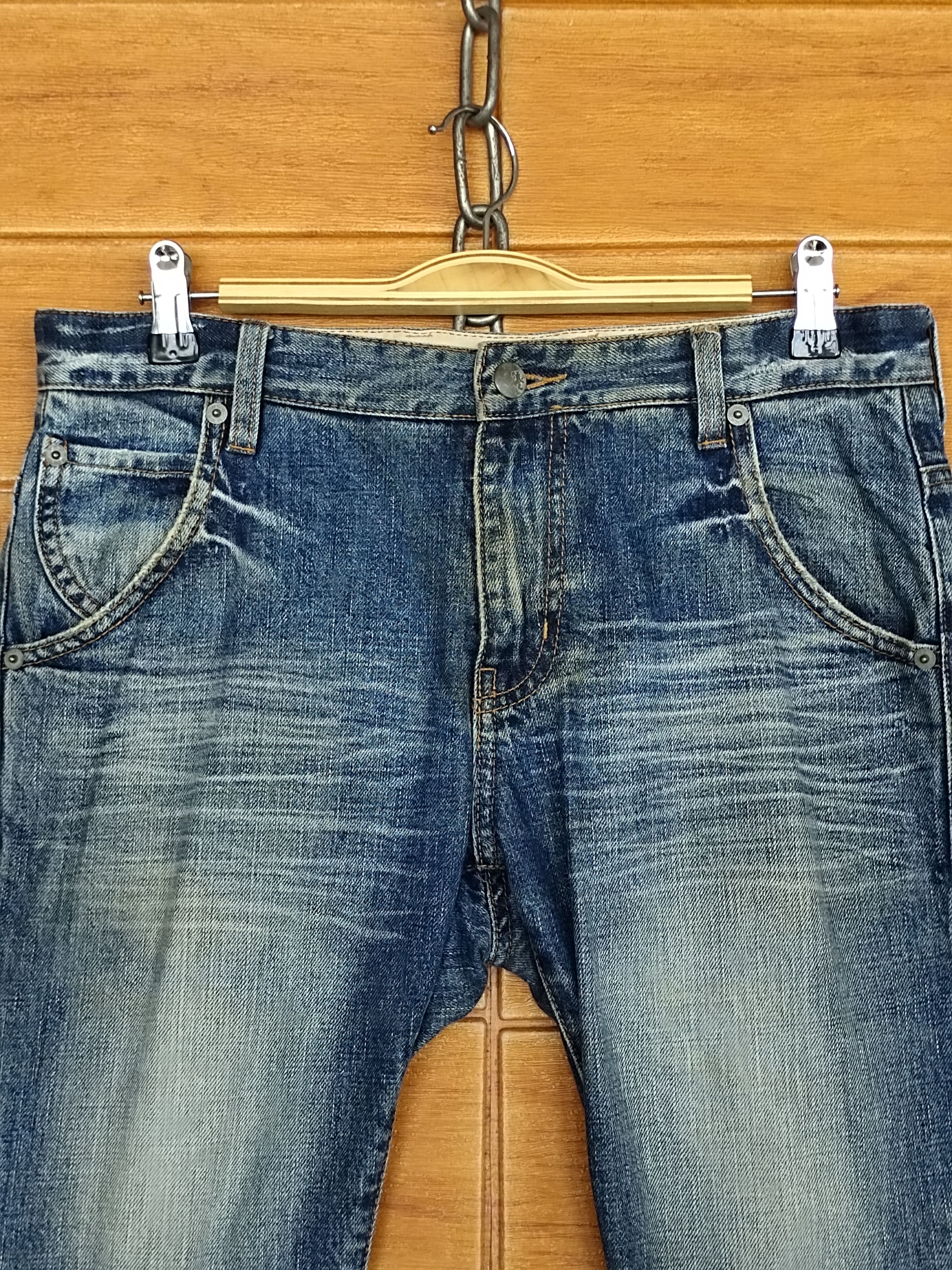 Comme des Garcons × Undercover Vintage Paul Smith R. Newbold Short Denim Jeans Size US 32 / EU 48 - 2 Thumbnail