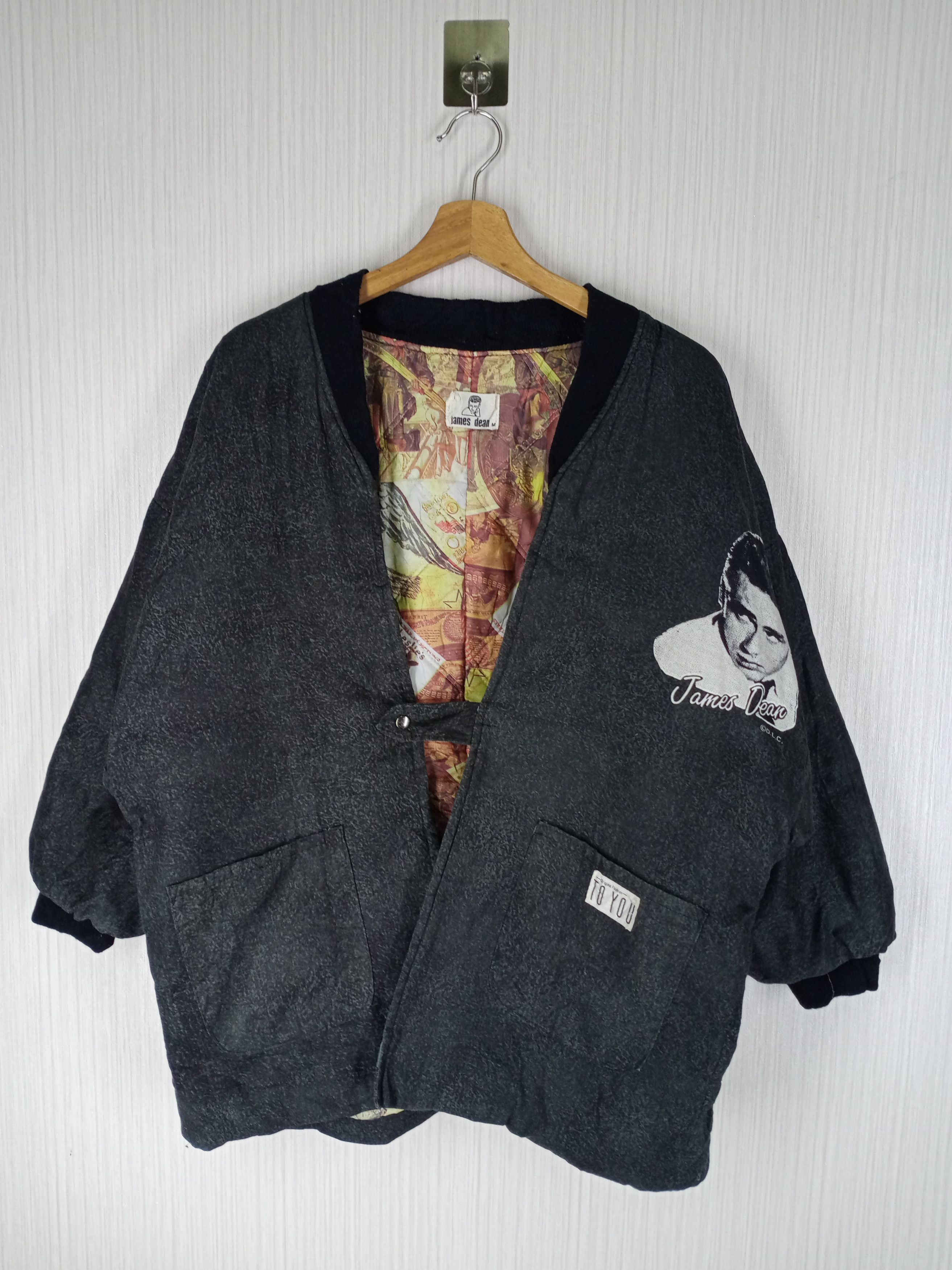 Band Tees Rare Vintage James Dean 90s Cardigan Jacket Size US M / EU 48-50 / 2 - 1 Thumbnail