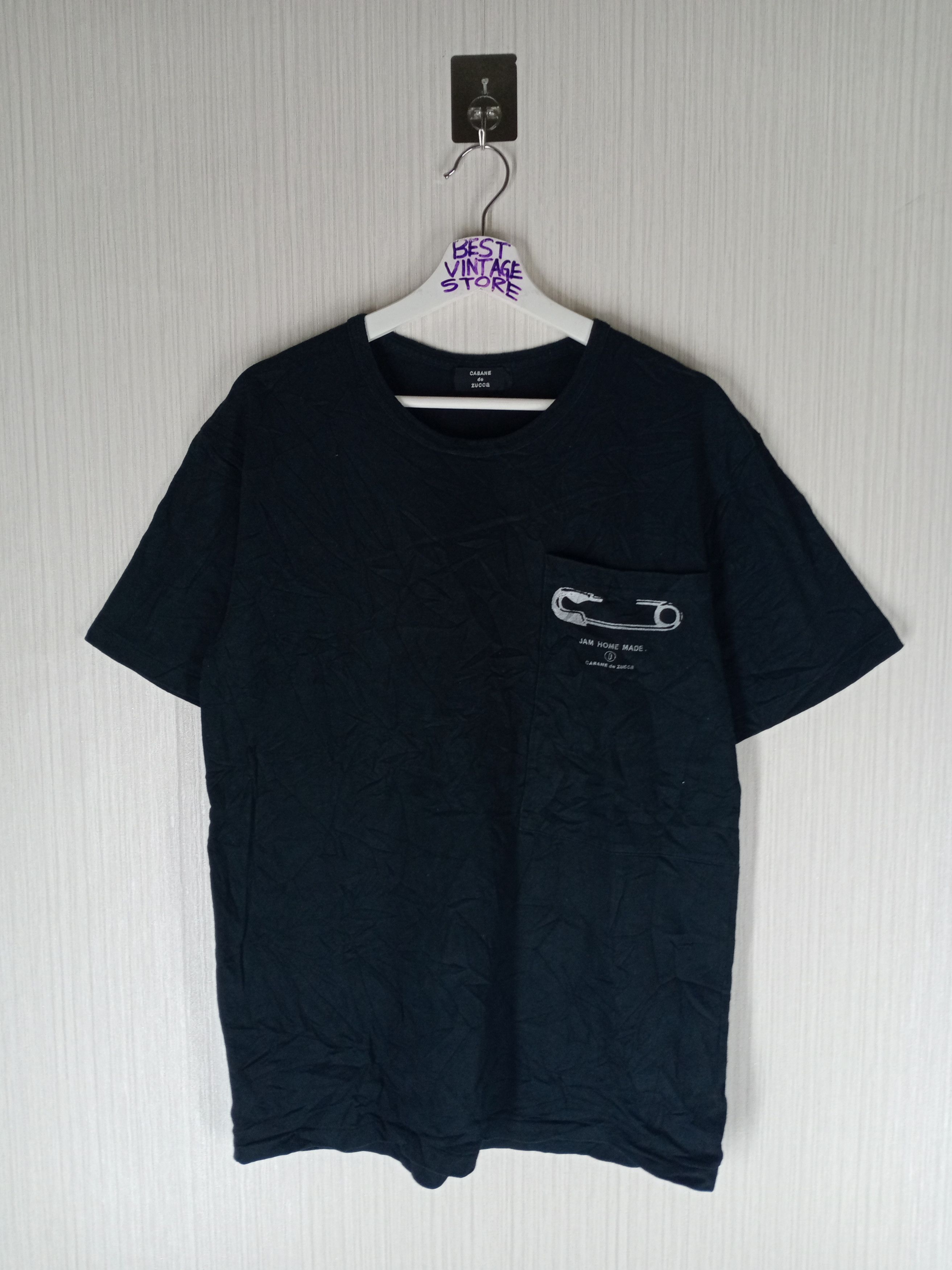 90s vintage CABANE DE ZUCCA Single Pocket tshirt