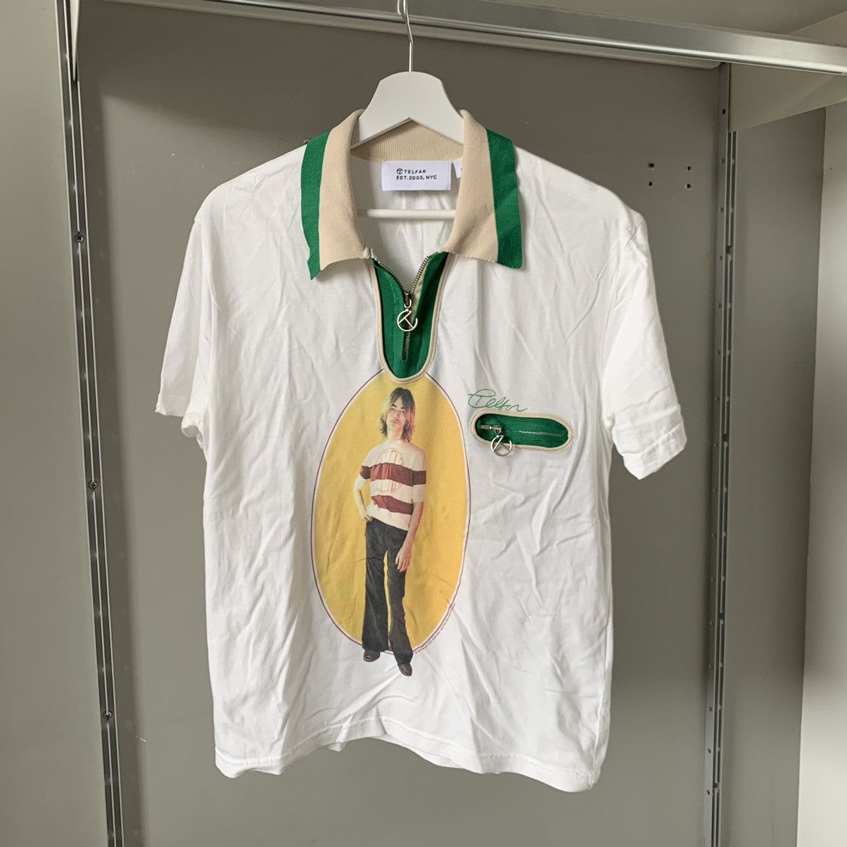 Telfar SS20 Half Zip Knit Polo