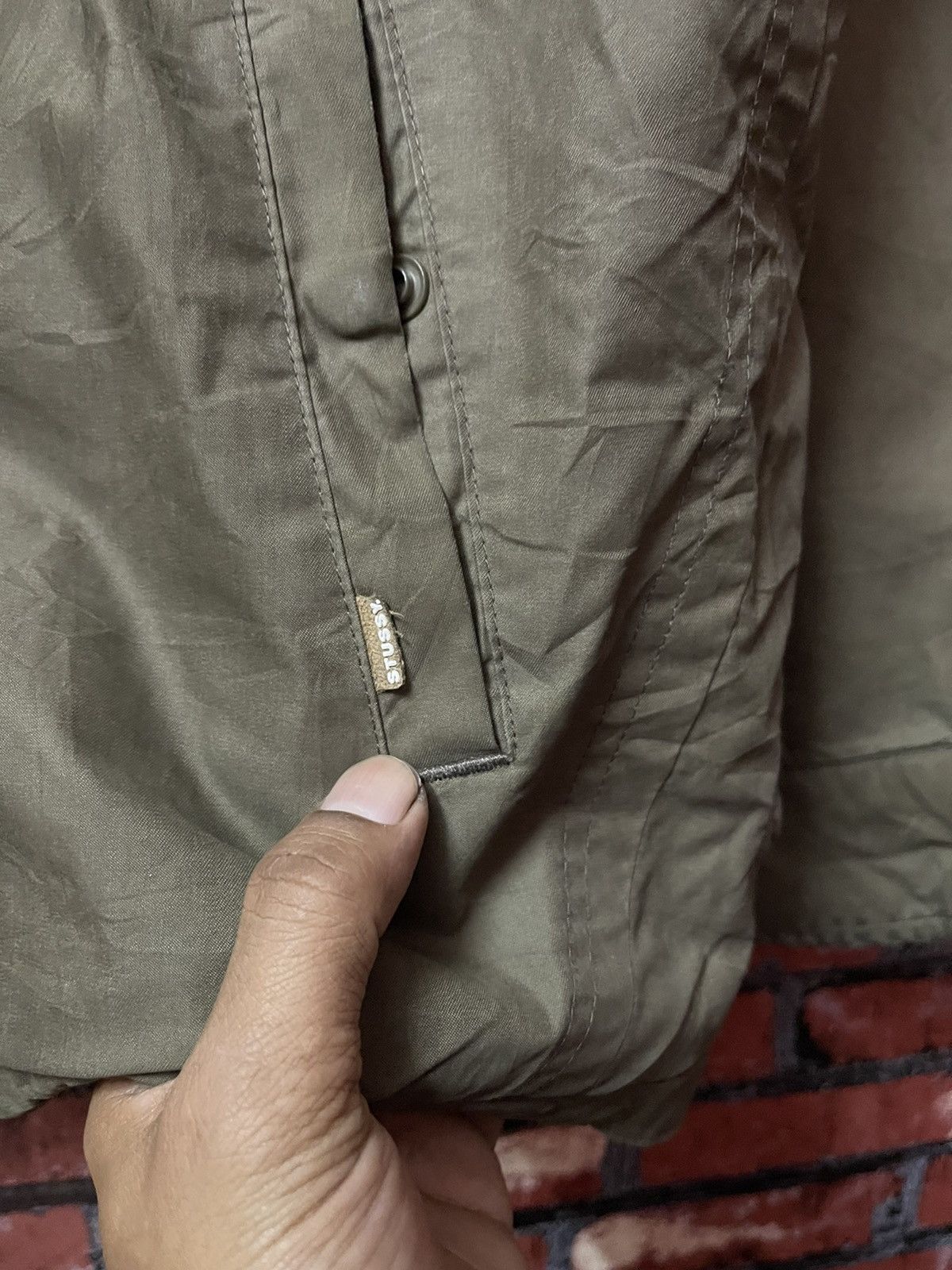 Stussy Vintage Army Green Stussy Jacket Size US L / EU 52-54 / 3 - 4 Thumbnail