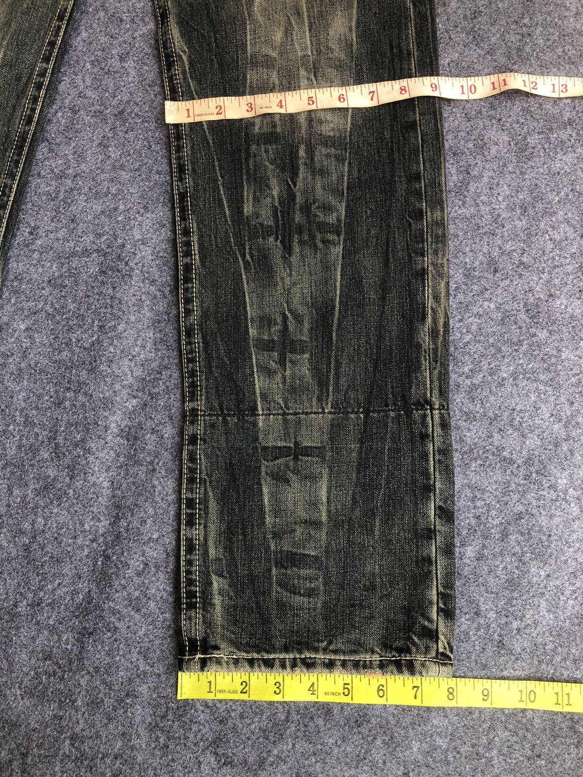 Seditionaries Last Drop🔥Rare🔥Japanese Brand Theoria Design Skulls Jeans Size US 35 - 9 Thumbnail