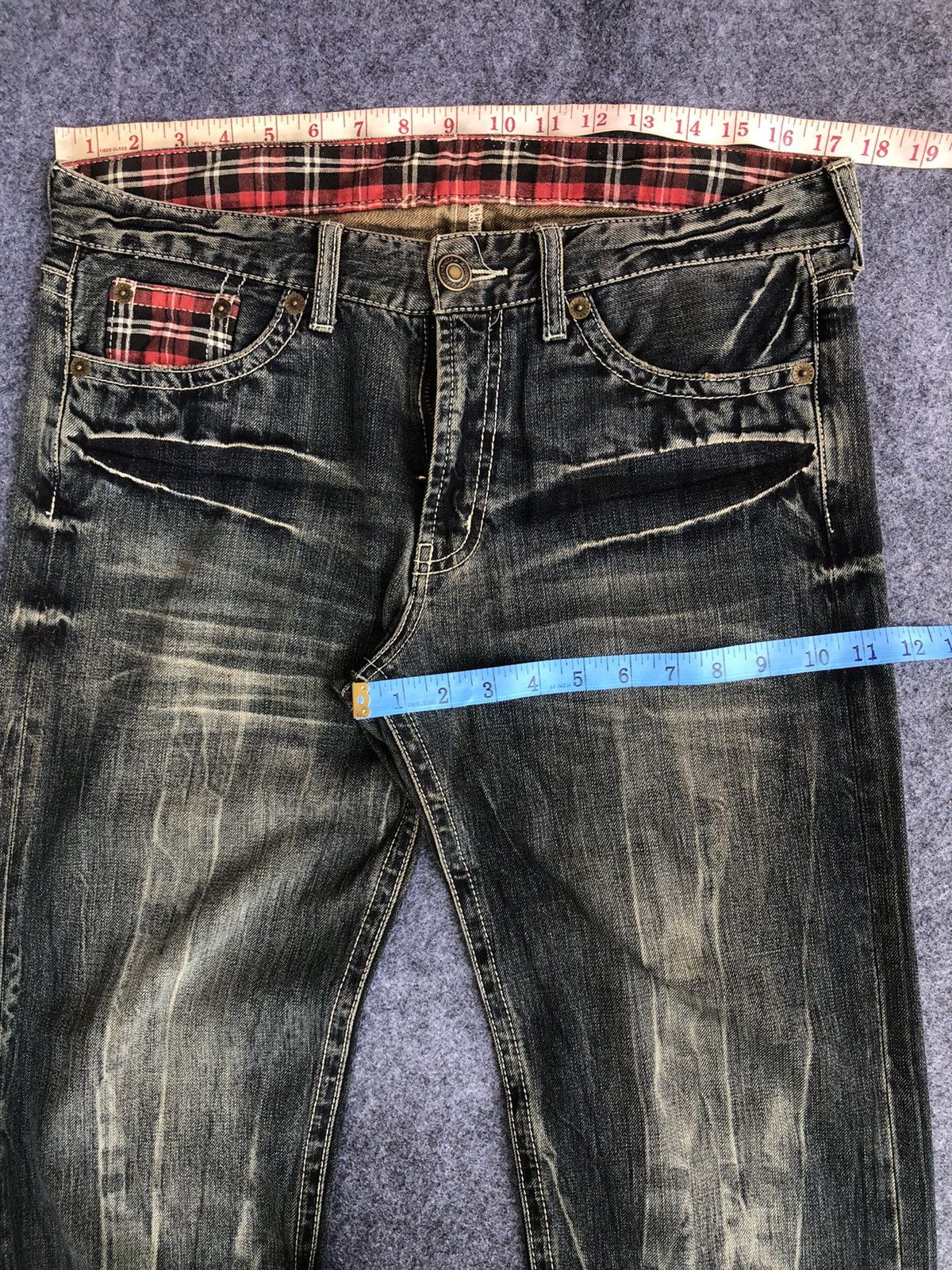 Seditionaries Last Drop🔥Rare🔥Japanese Brand Theoria Design Skulls Jeans Size US 35 - 7 Thumbnail