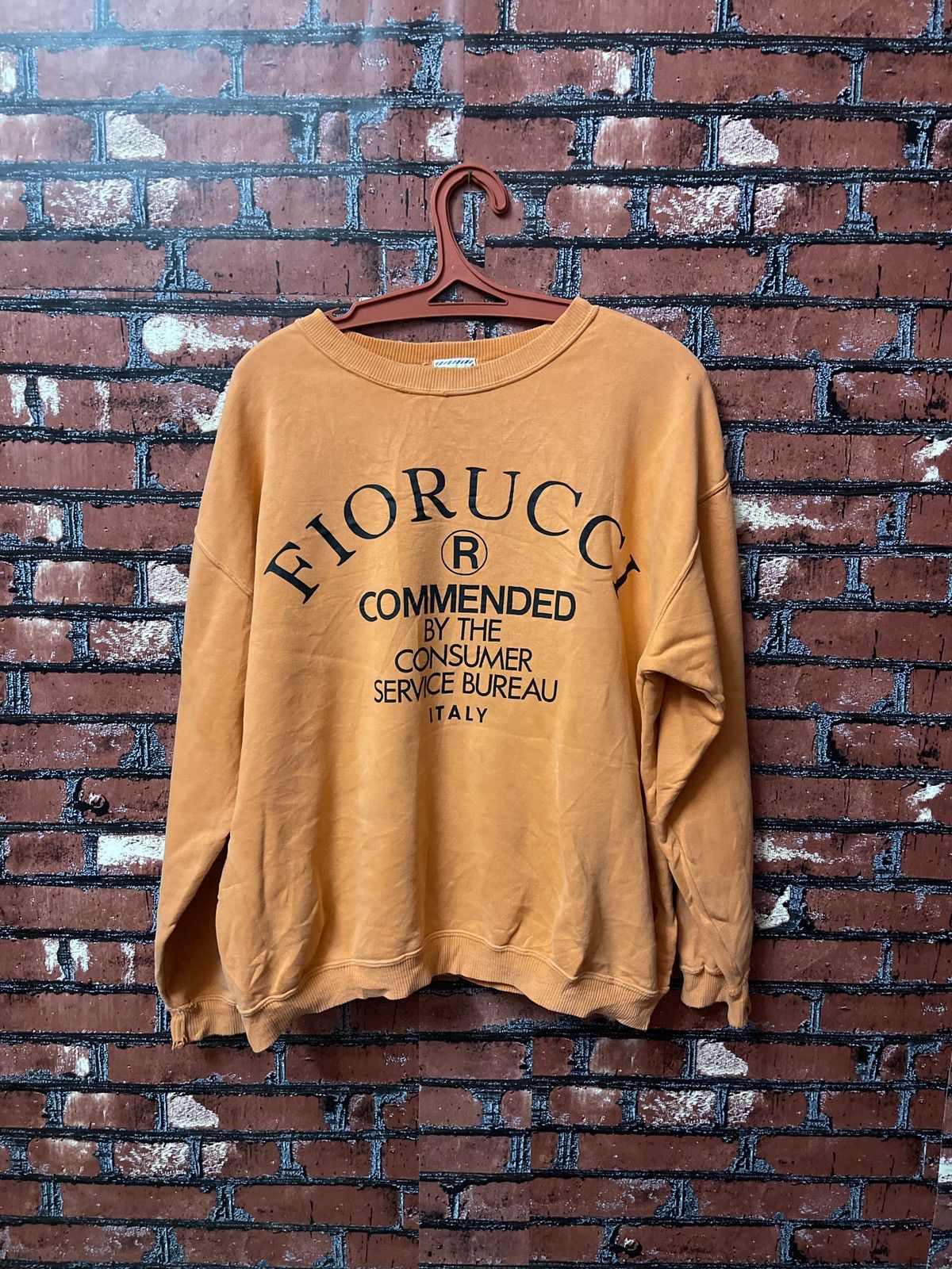 Fiorucci Vintage Fiorucci distress sweatshirt Size M / US 6-8 / IT 42-44 - 1 Thumbnail