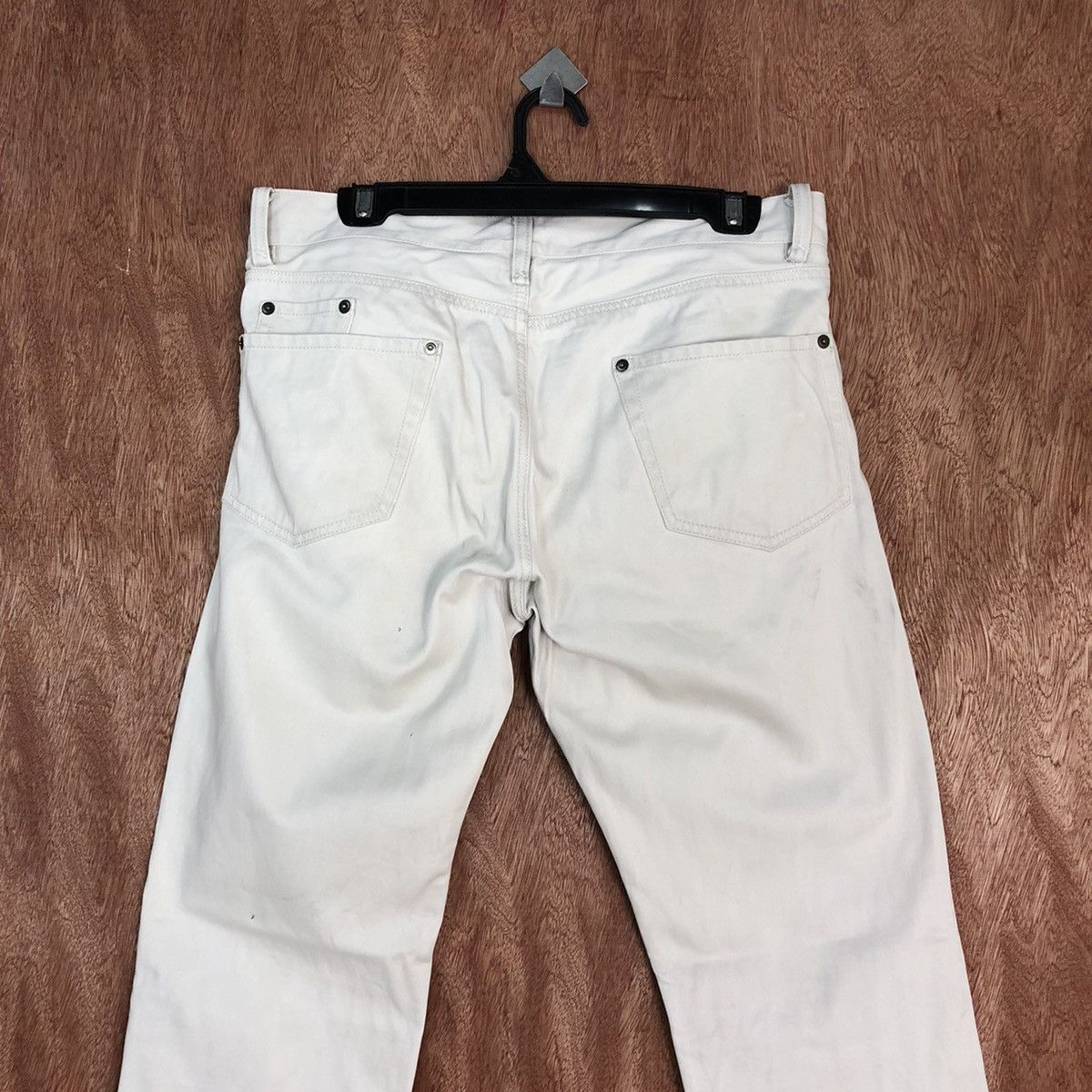 Japanese Brand Japan White double knee cargo Straight Pants #H341 Size US 32 / EU 48 - 7 Thumbnail