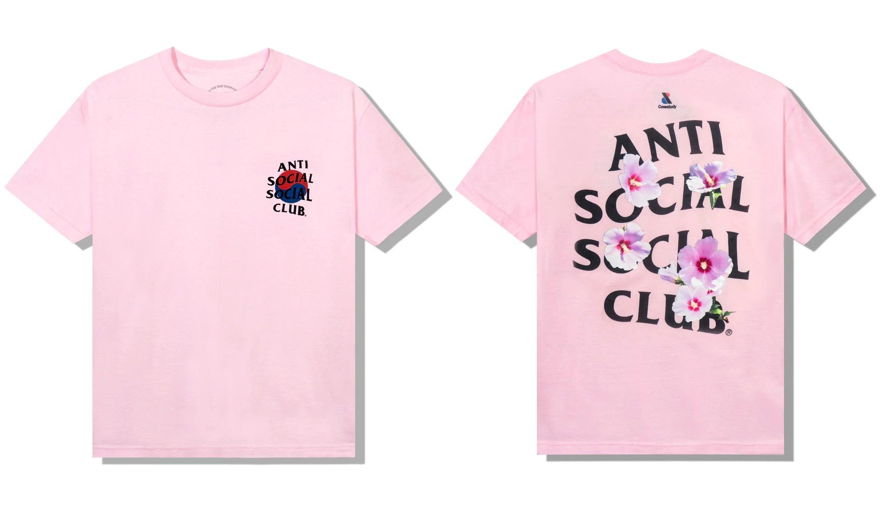 DS SS22 Black ASSC x Case Study Mugunghwa Pink Tee BAPE FOG