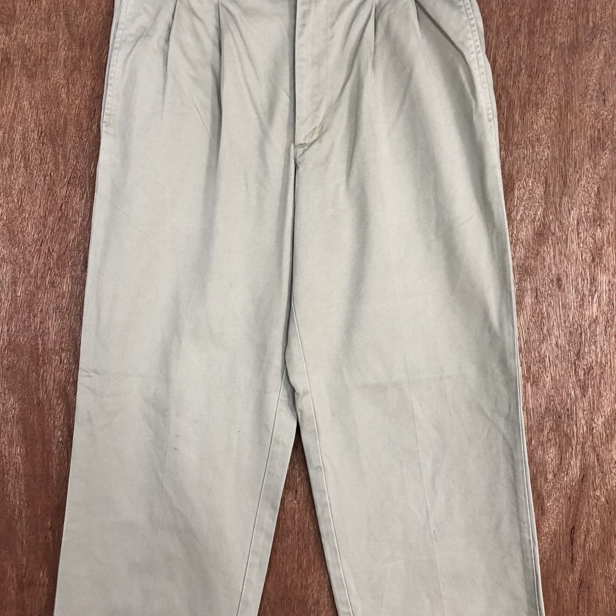Levi's Levi’s Workers Cream Straight Pants #H338 Size US 31 - 4 Thumbnail