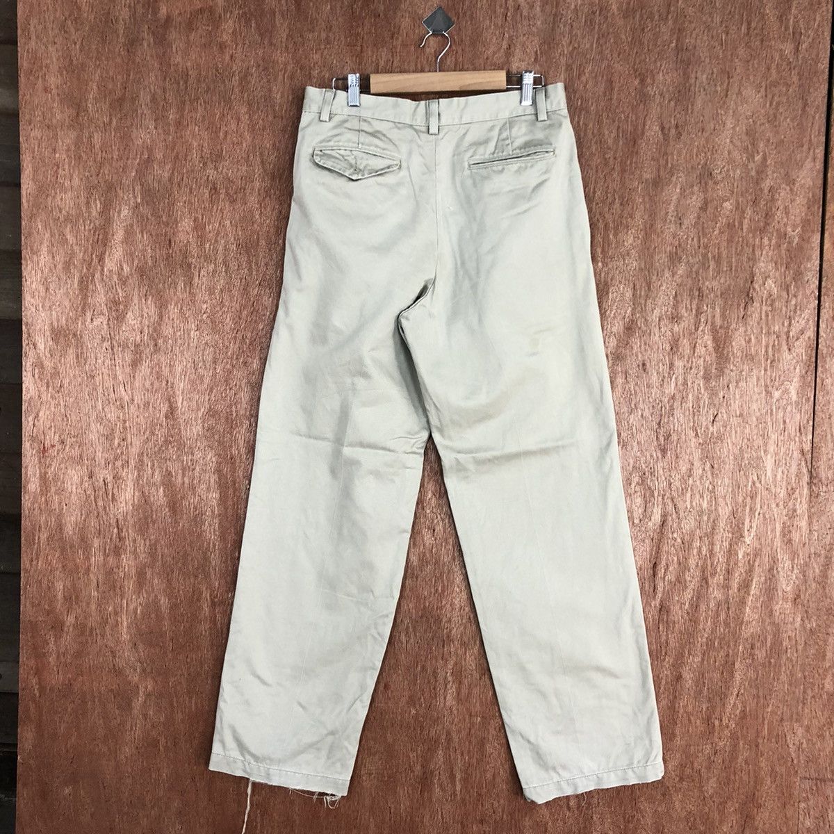 Levi's Levi’s Workers Cream Straight Pants #H338 Size US 31 - 6 Thumbnail