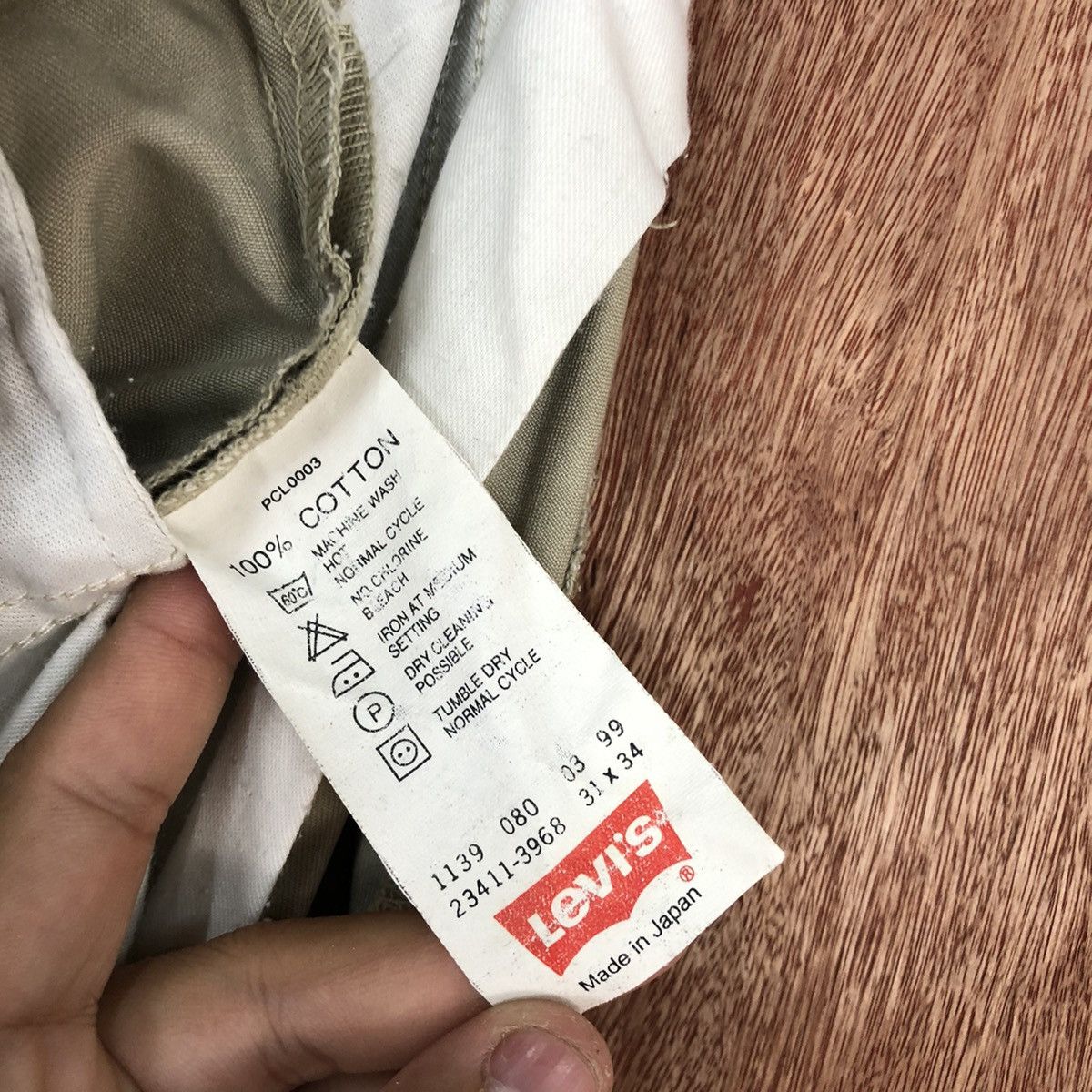 Levi's Levi’s Workers Cream Straight Pants #H338 Size US 31 - 13 Thumbnail