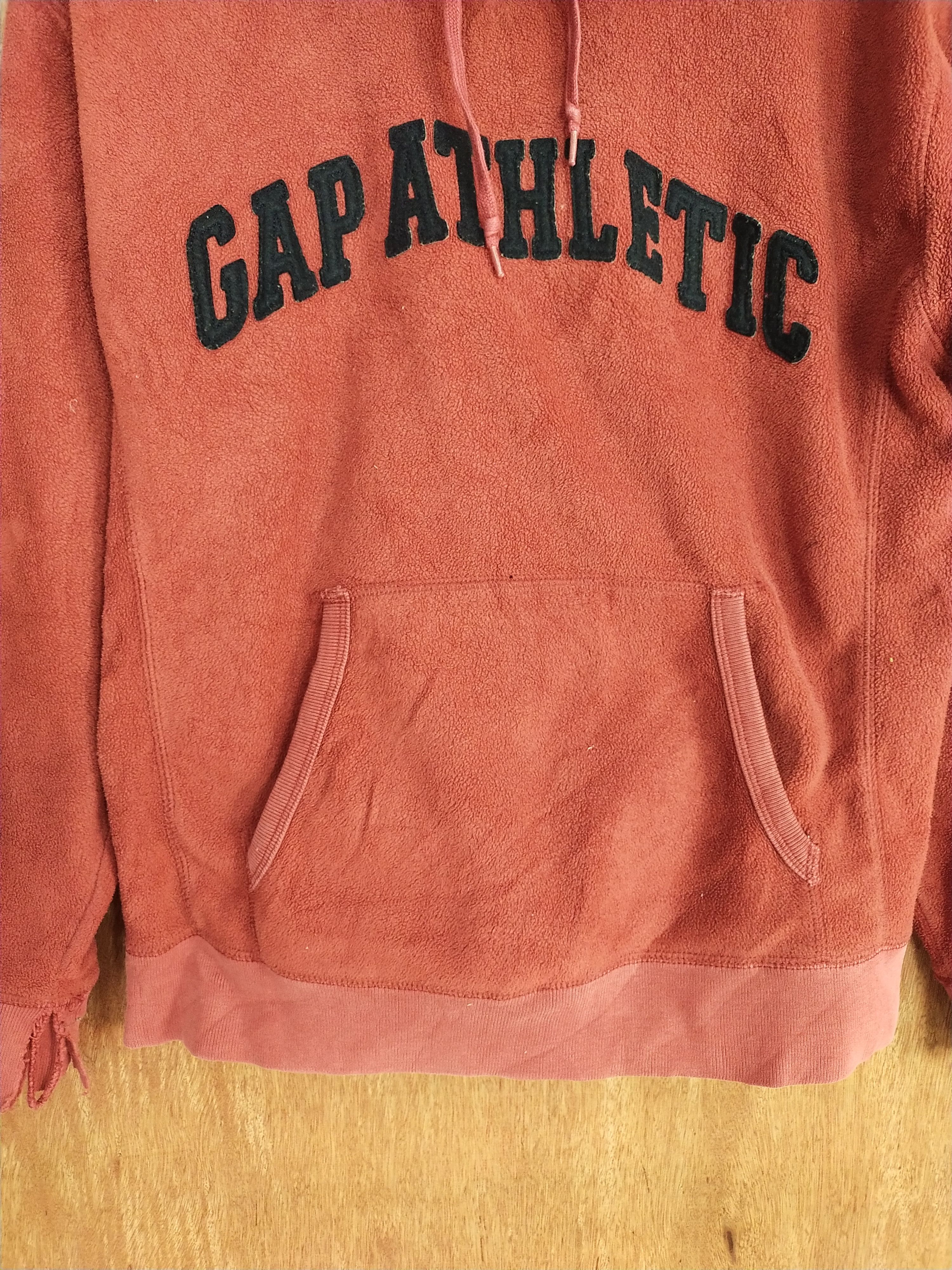 Gap GAP Athletic dark red distressed sweatshirt hoodie #S185 Size US M / EU 48-50 / 2 - 3 Thumbnail