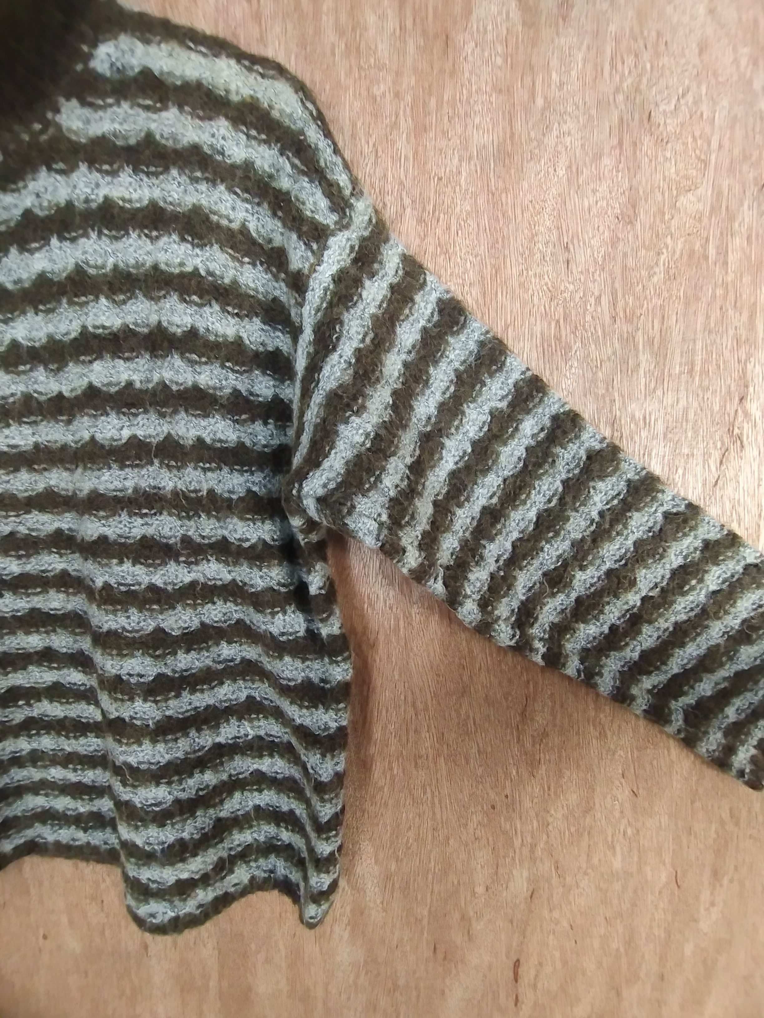 Homespun Knitwear × Japanese Brand × Vintage Gill Gray brown mohair shaggy knitwear vintage #S029 Size US S / EU 44-46 / 1 - 8 Thumbnail