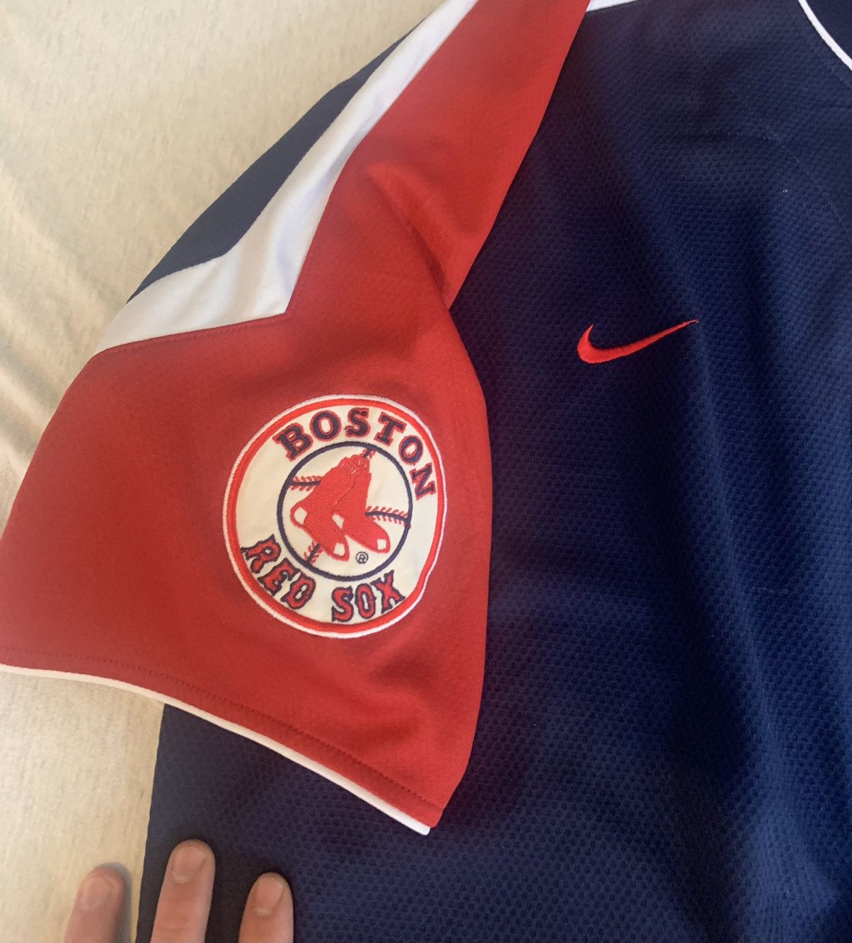 MLB × Nike Red Sox Blank Jersey! Size US L / EU 52-54 / 3 - 2 Thumbnail