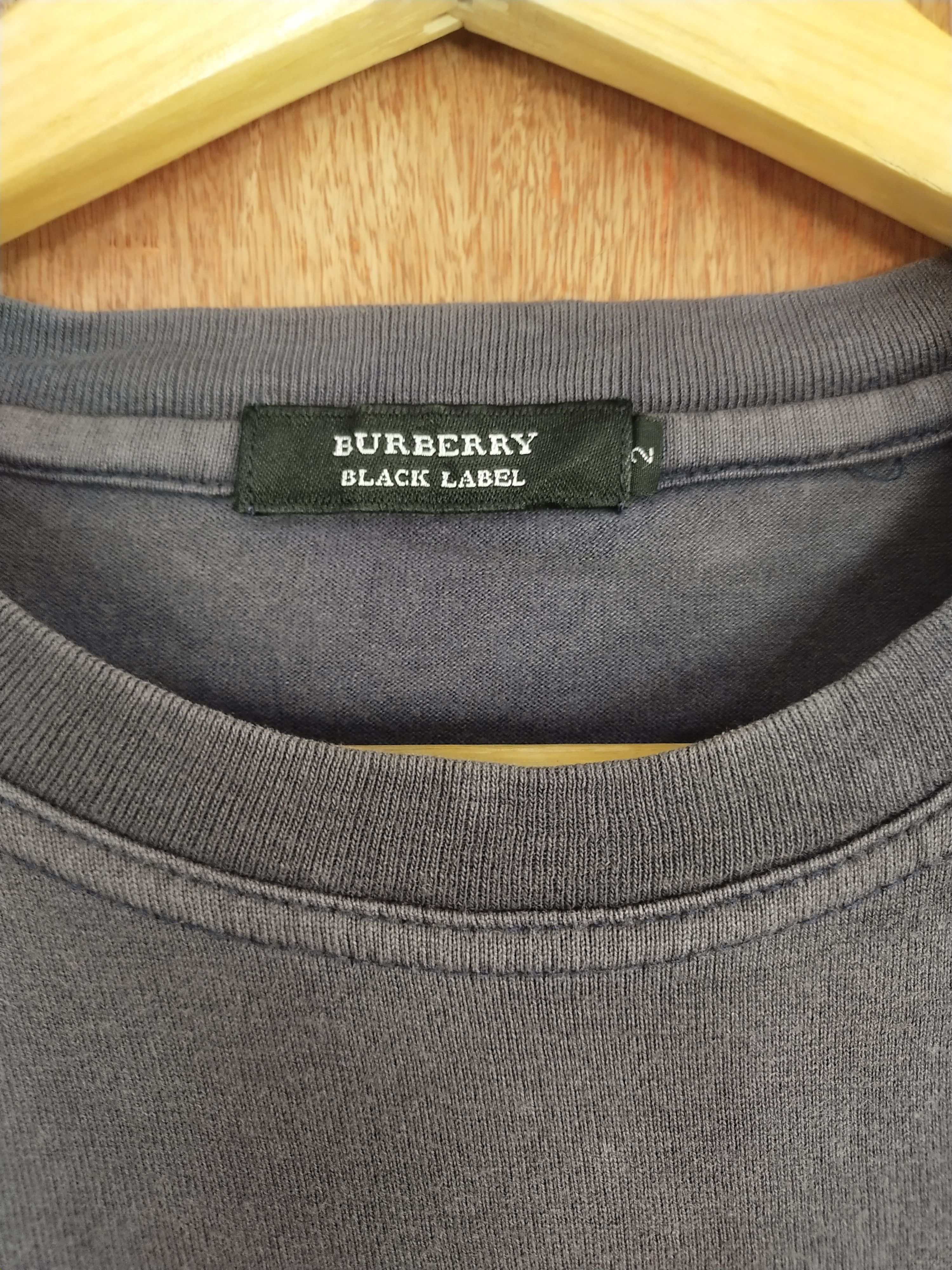 Black Label Burberry black label faded black short sleeve Tshirt #H288 Size US S / EU 44-46 / 1 - 6 Thumbnail