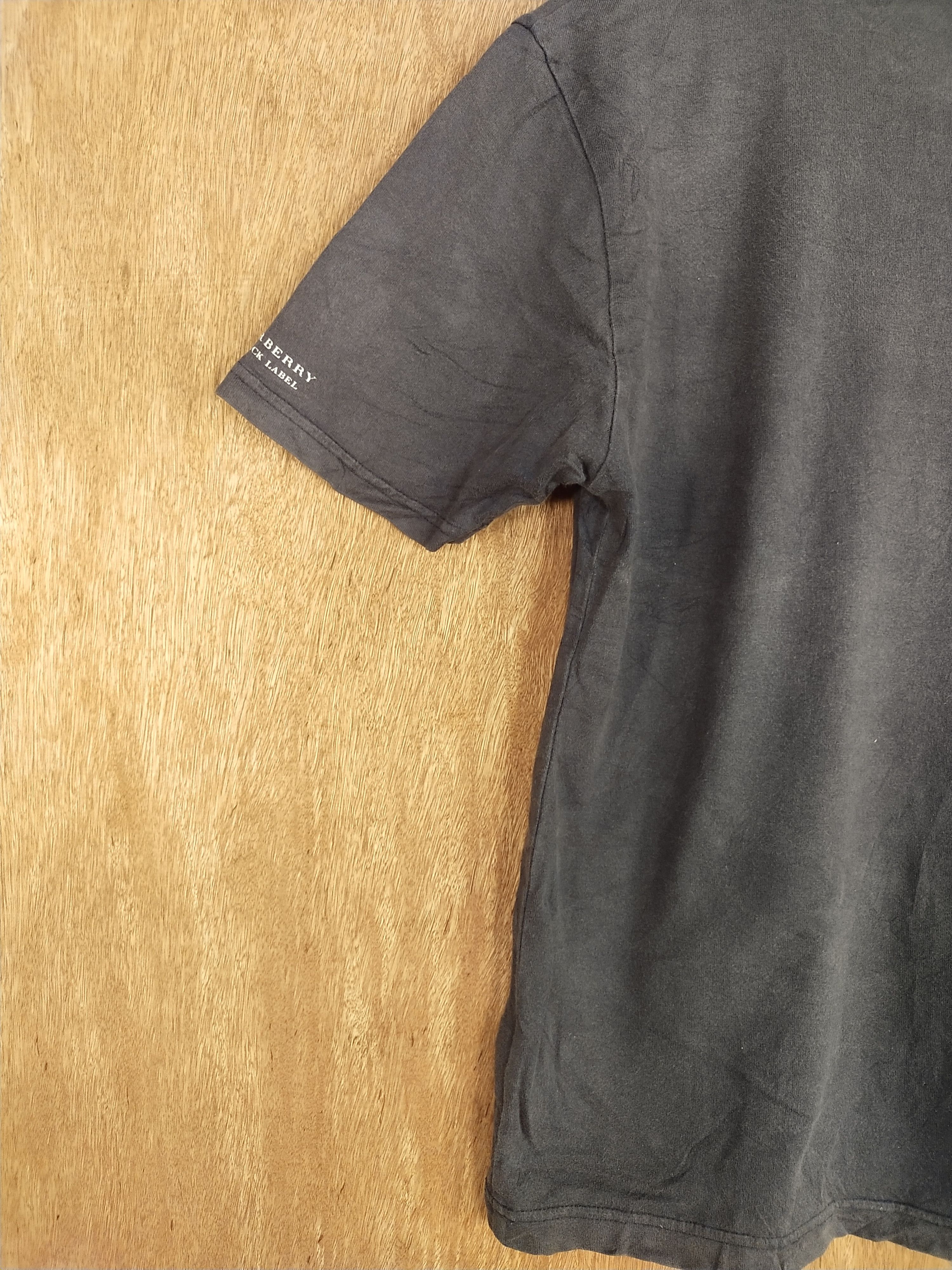 Black Label Burberry black label faded black short sleeve Tshirt #H288 Size US S / EU 44-46 / 1 - 11 Thumbnail