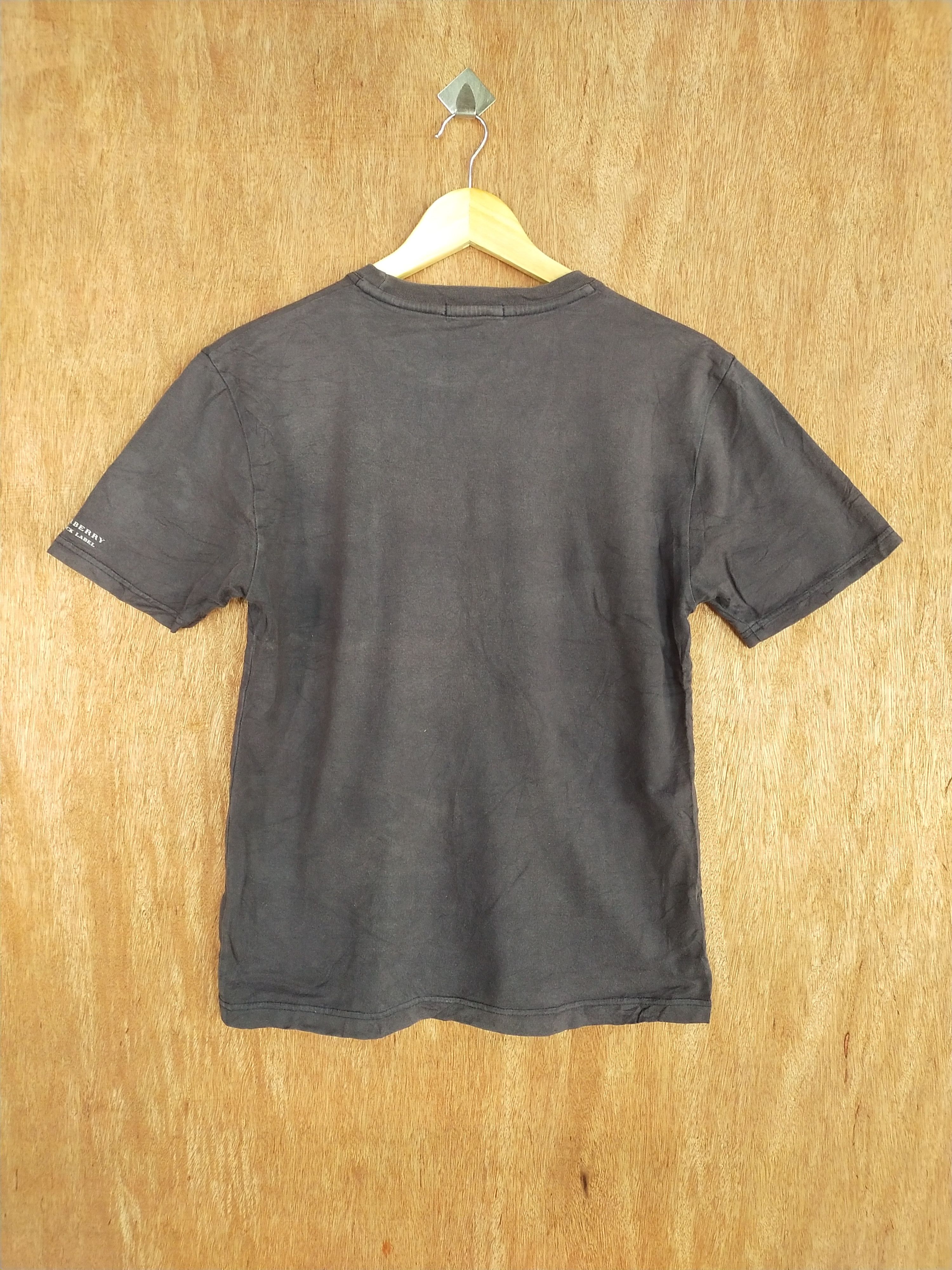 Black Label Burberry black label faded black short sleeve Tshirt #H288 Size US S / EU 44-46 / 1 - 9 Thumbnail