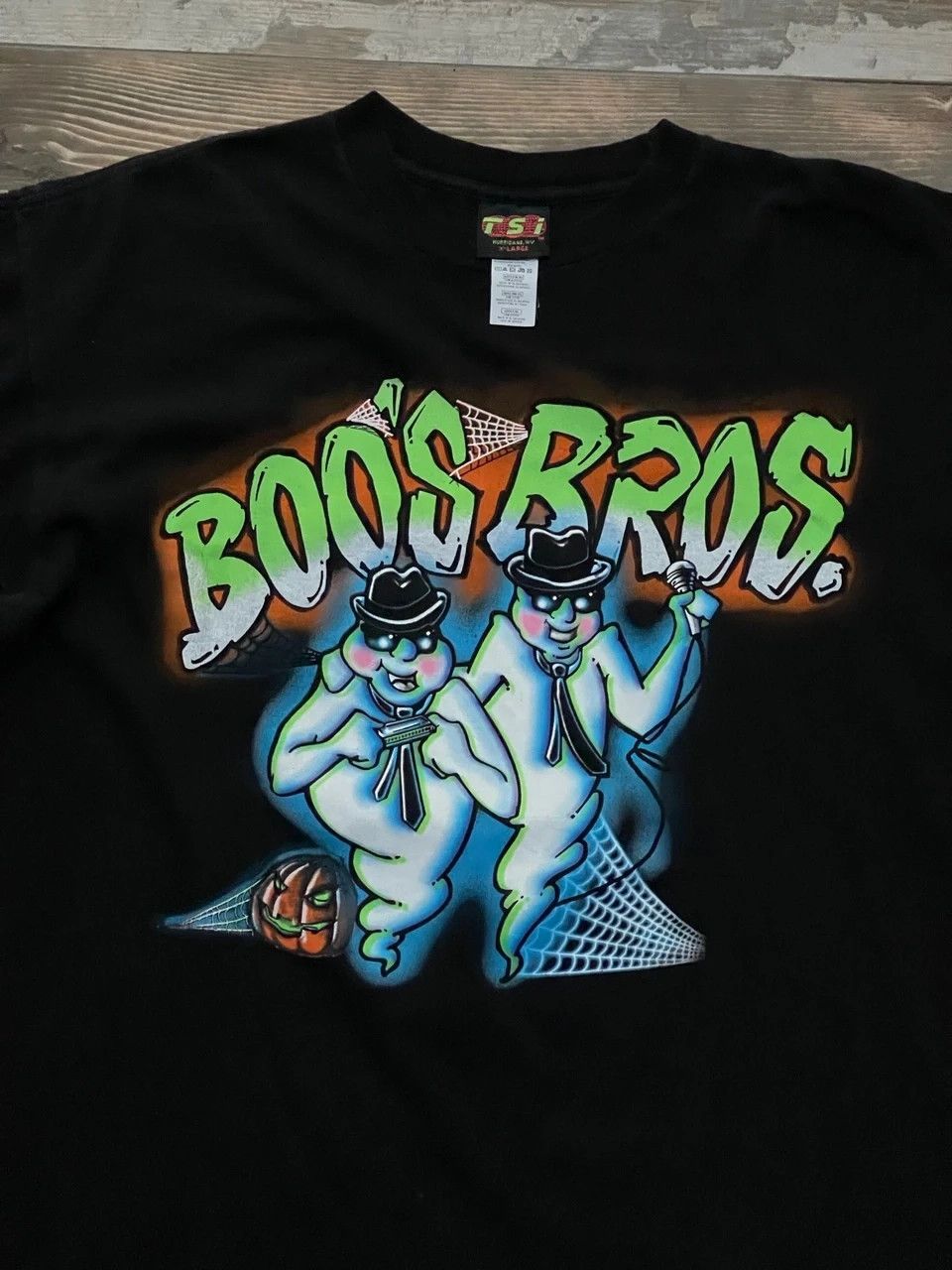 Vintage Vintage 90s Casper Boo's Bros Single Stitch T-Shirt Size XL Size US XL / EU 56 / 4 - 2 Thumbnail