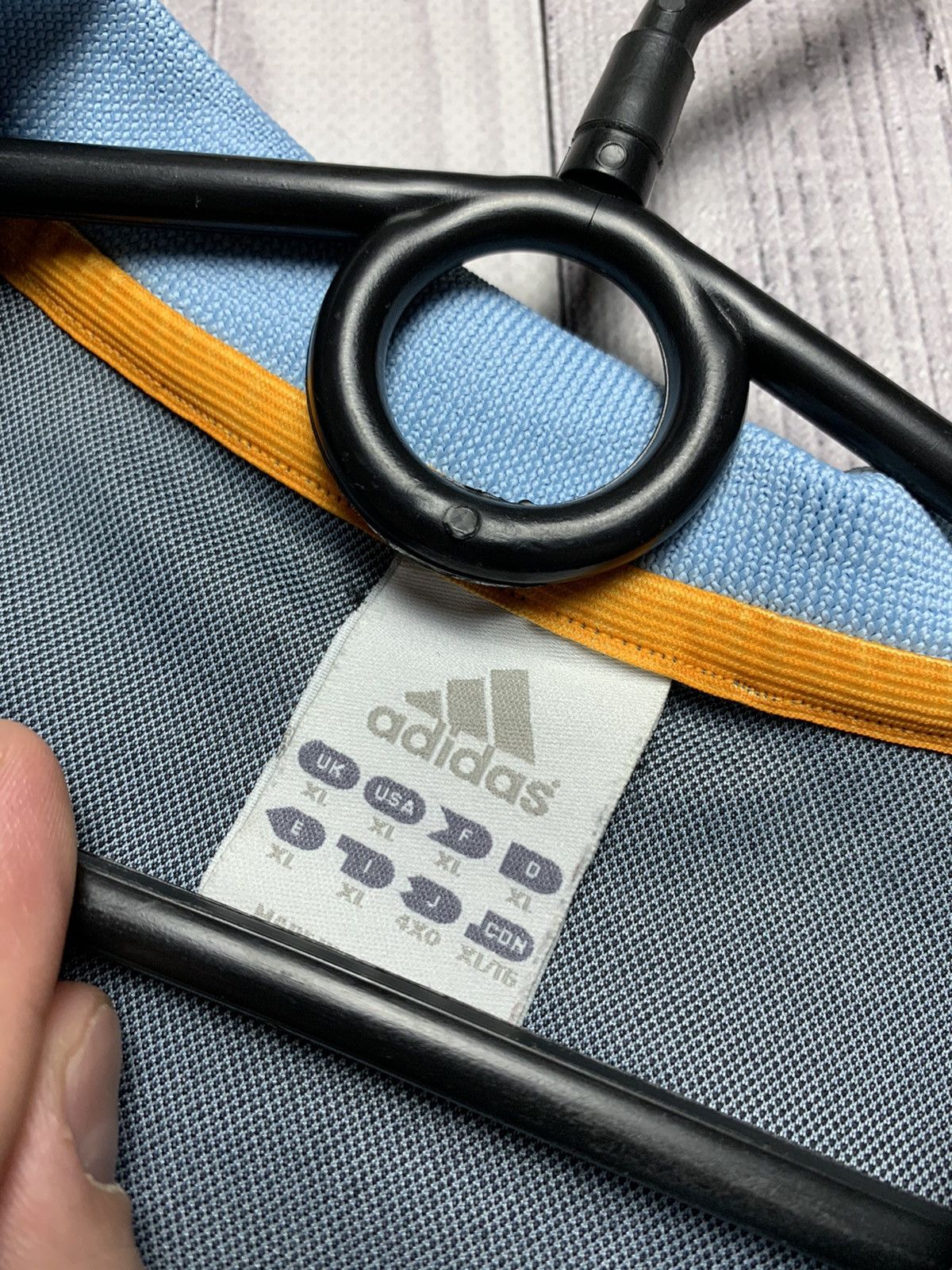 Adidas Vintage soccer jersey Real Madrid adidas grey rare away Size US XL / EU 56 / 4 - 3 Thumbnail