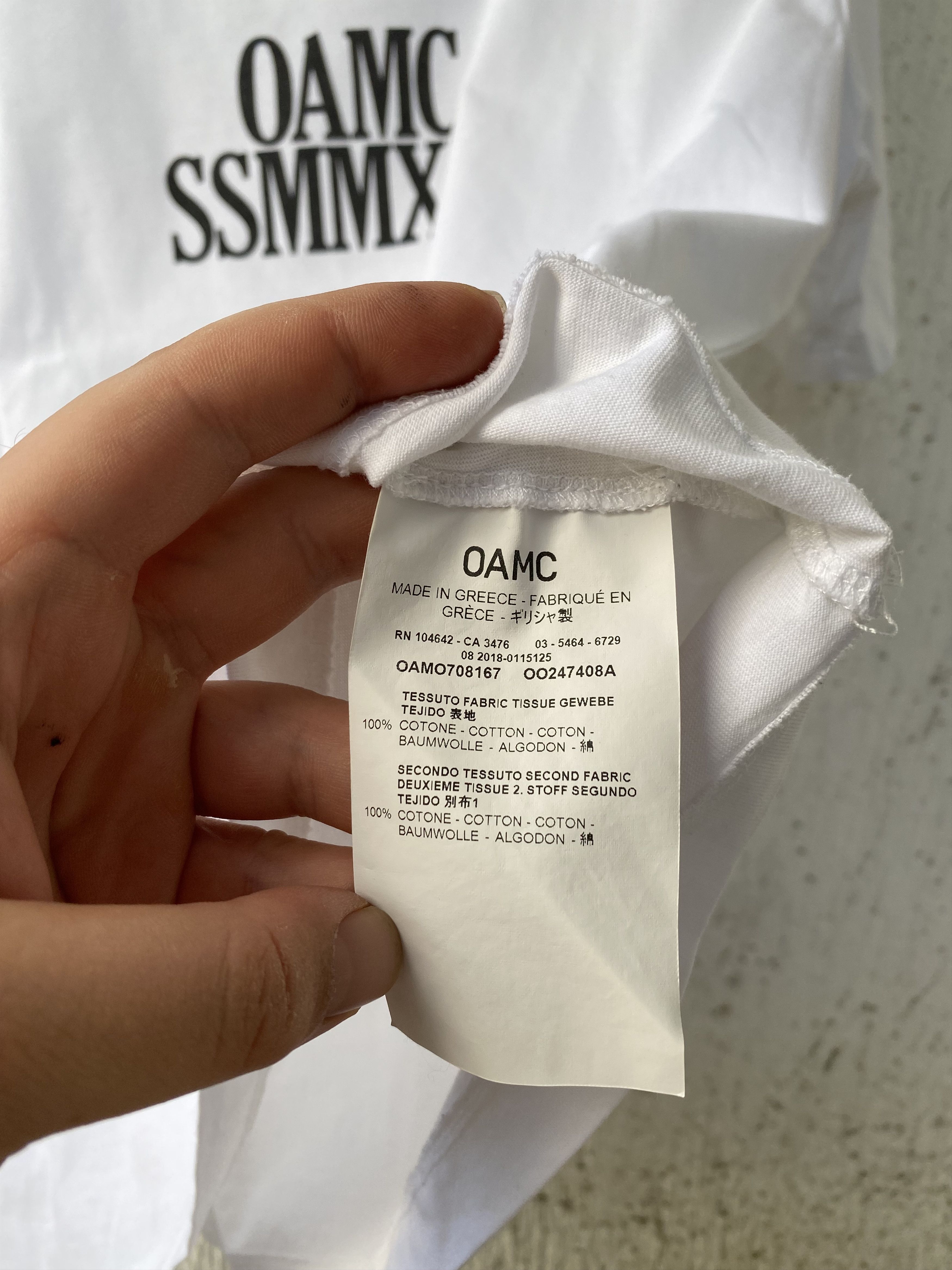 OAMC Logo Roman Numeral T-Shirt Size US L / EU 52-54 / 3 - 4 Thumbnail