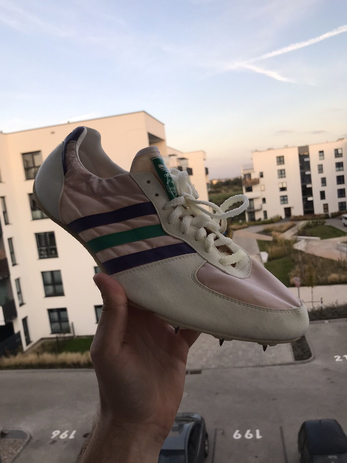 Adidas × Vintage Adidas spikes vintage 70’s 80’s running athletic Size US 14 / EU 47 - 1 Thumbnail